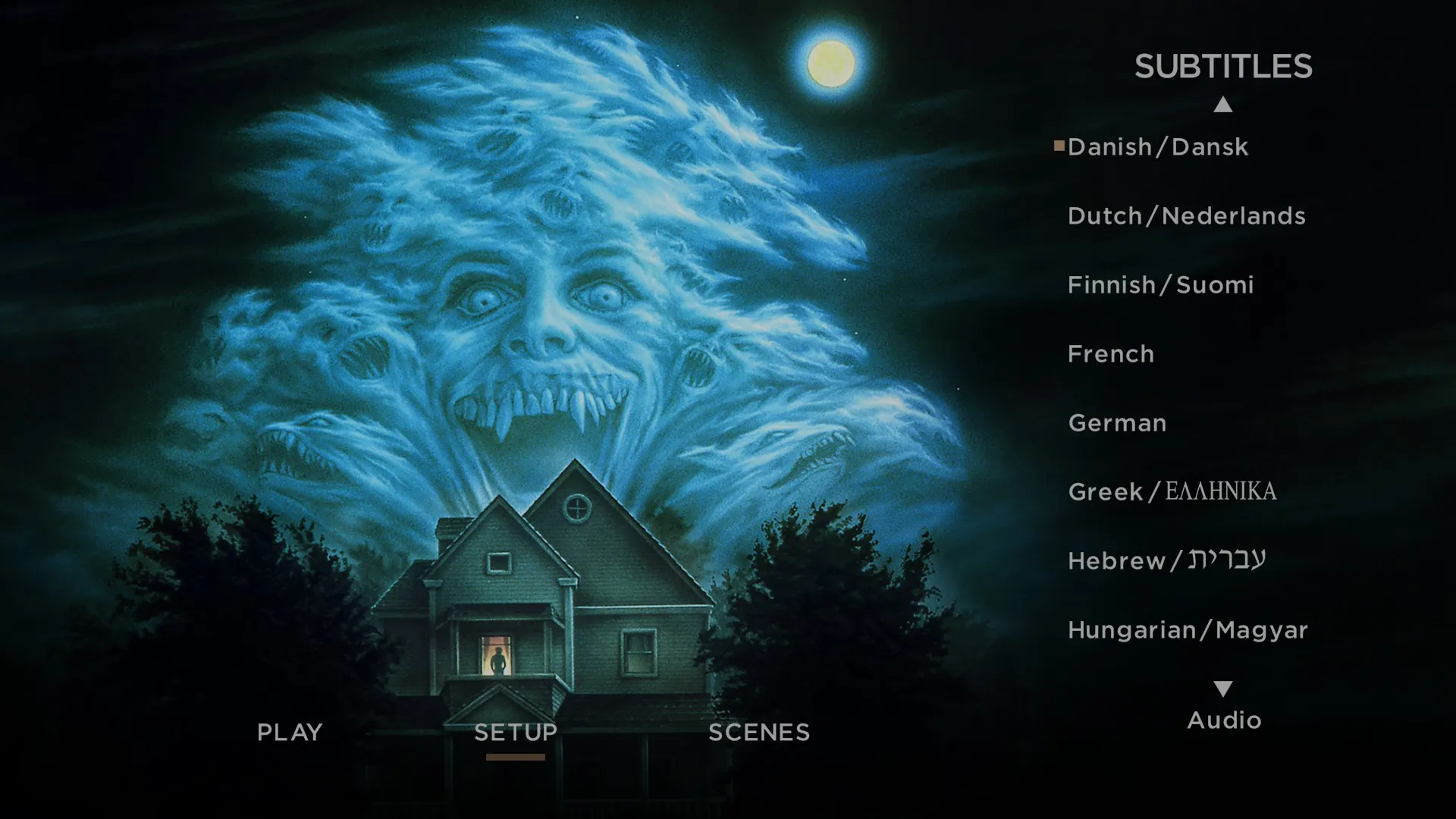 Fright Night 4K subtitles menu 2