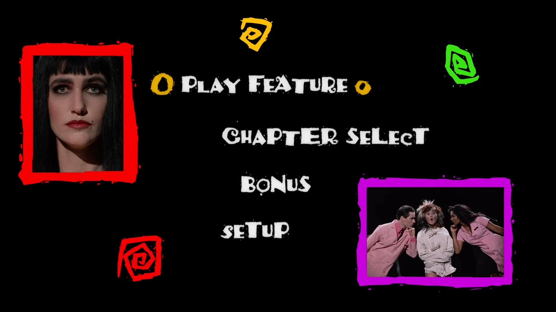 Dr. Caligari Blu-ray menu