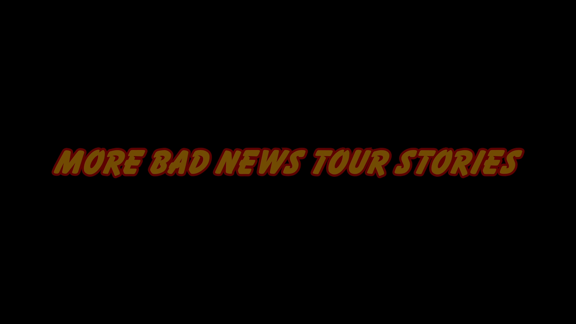 The Comic Strip Presents More Bad News Tour Stories featurette