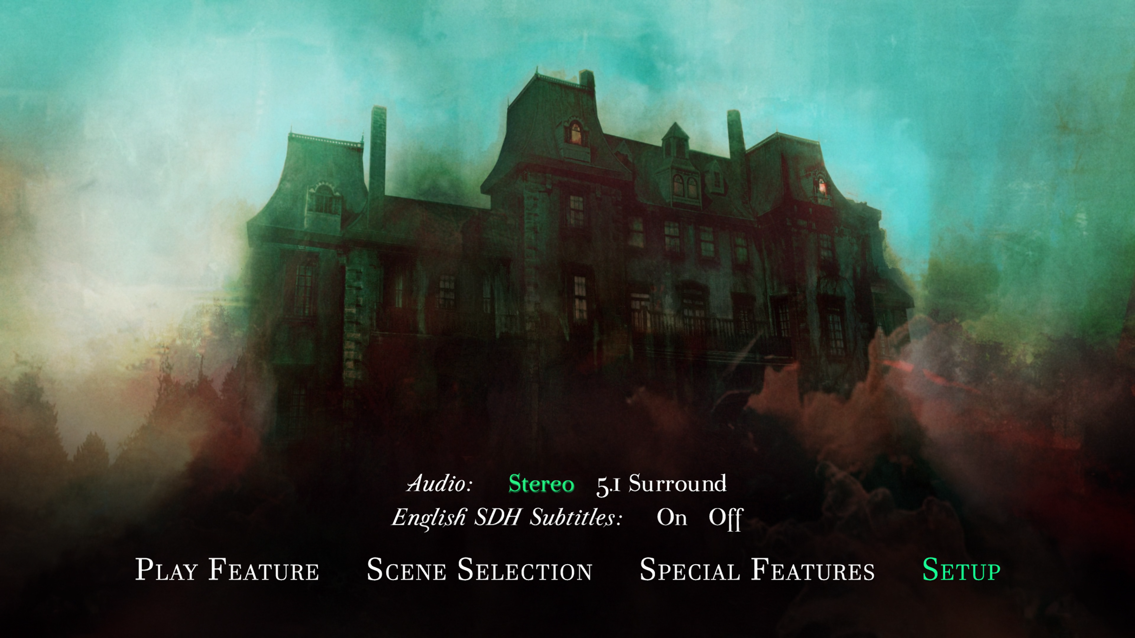 The Changeling 4K UHD Setup Menu