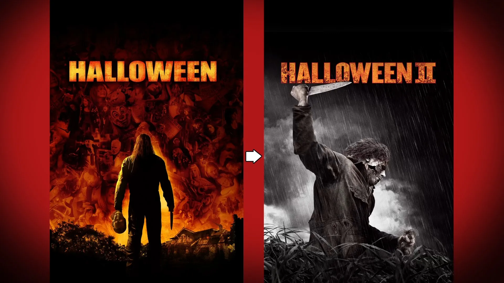 Halloween/Halloween II theatrical cut movie selection menu