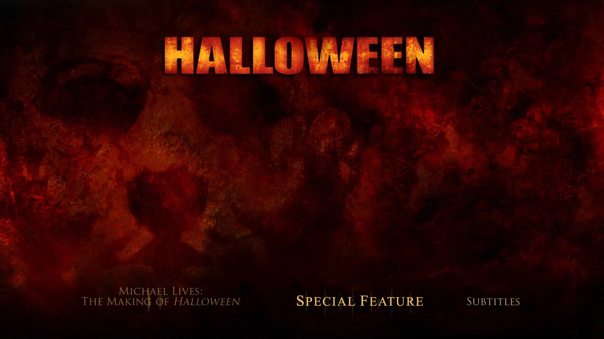 Halloween Michael Lives Blu-ray menu