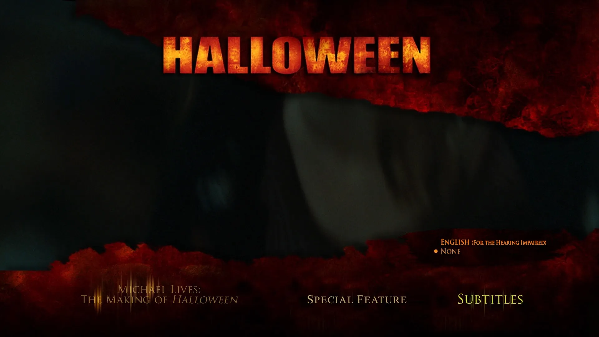 Halloween Michael Lives subtitles menu