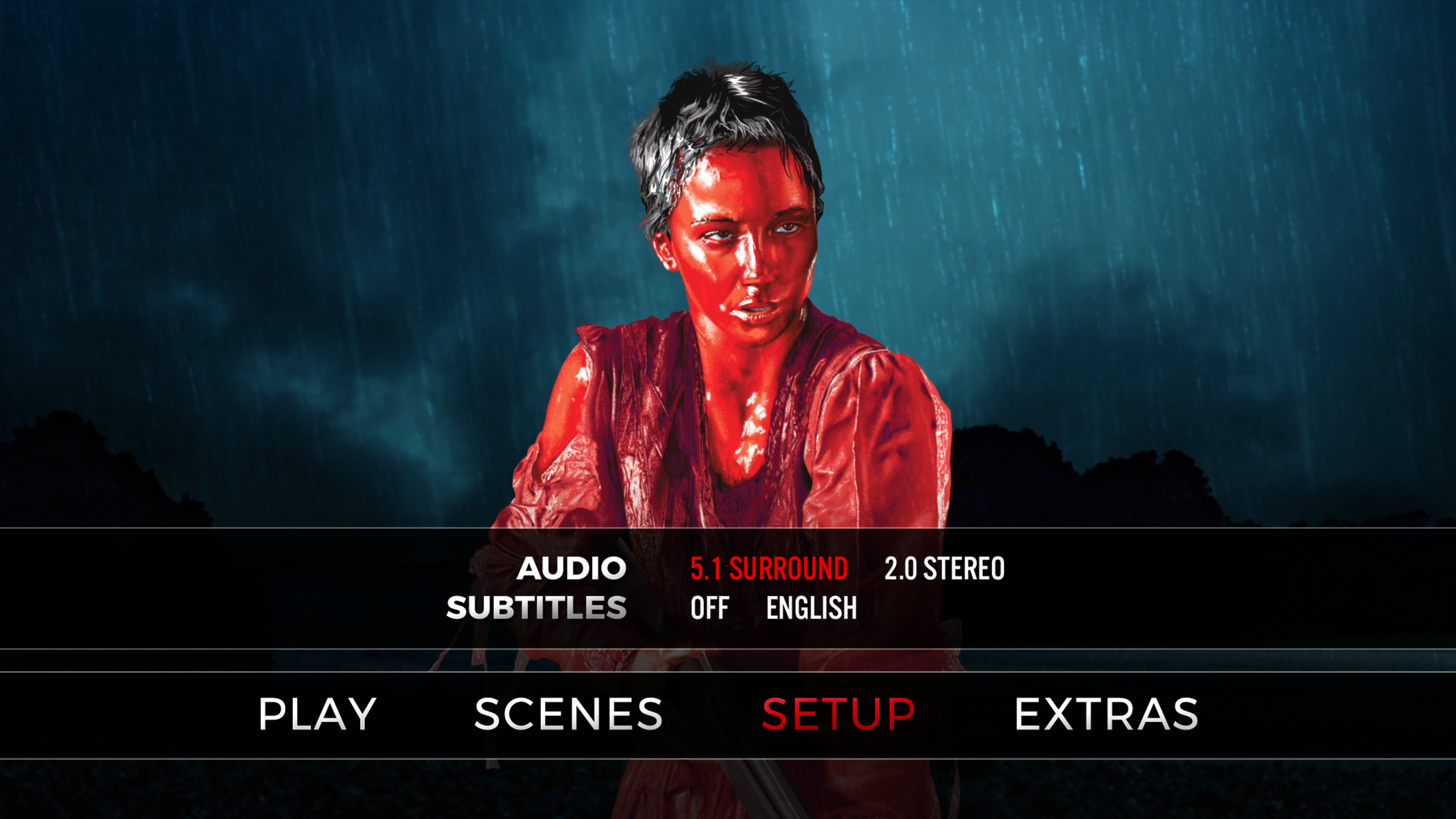 Frontiers Blu-ray Setup Menu