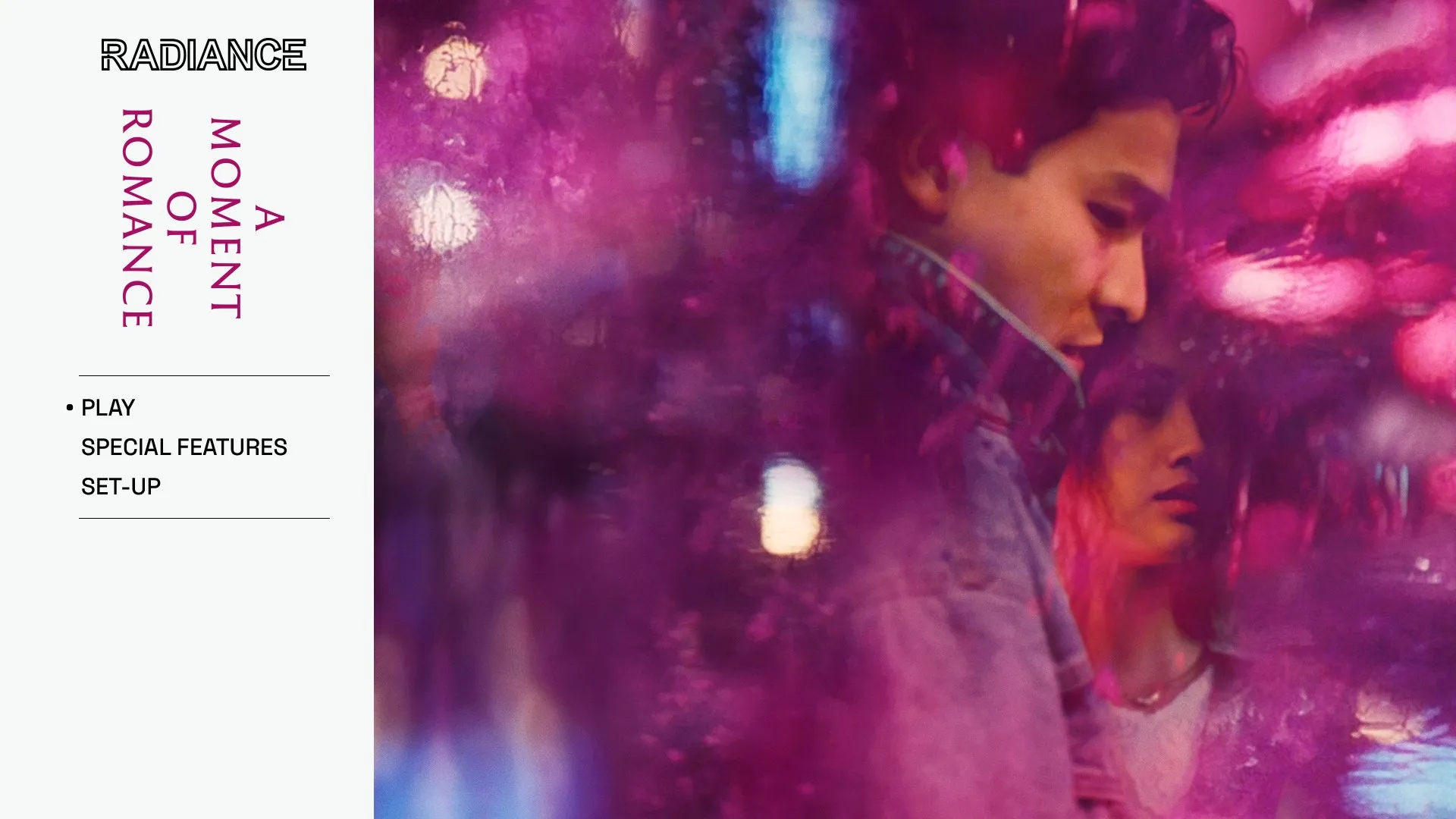 A Moment of Romance Blu-ray menu