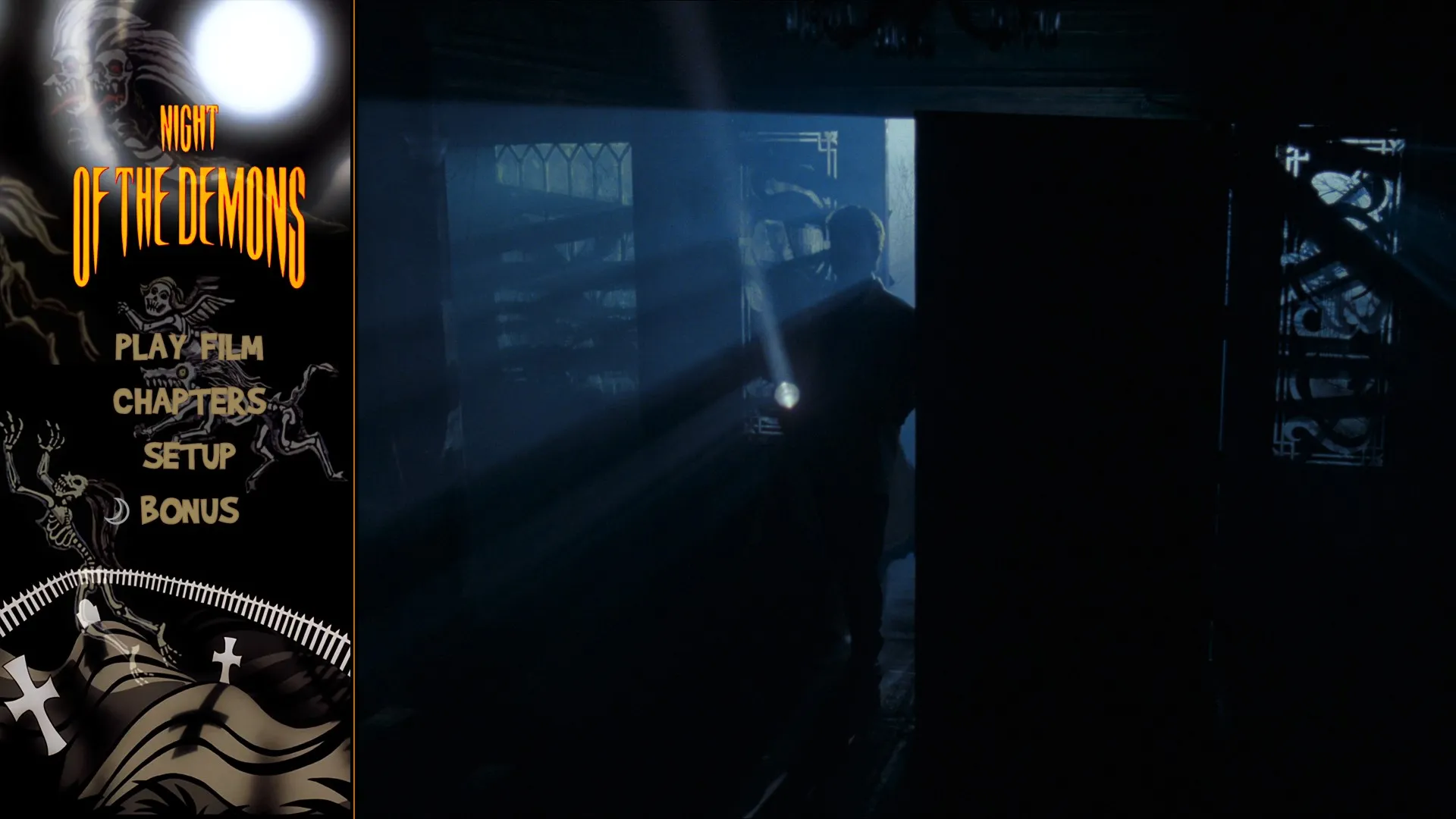 Night of the Demons 4K UHD menu