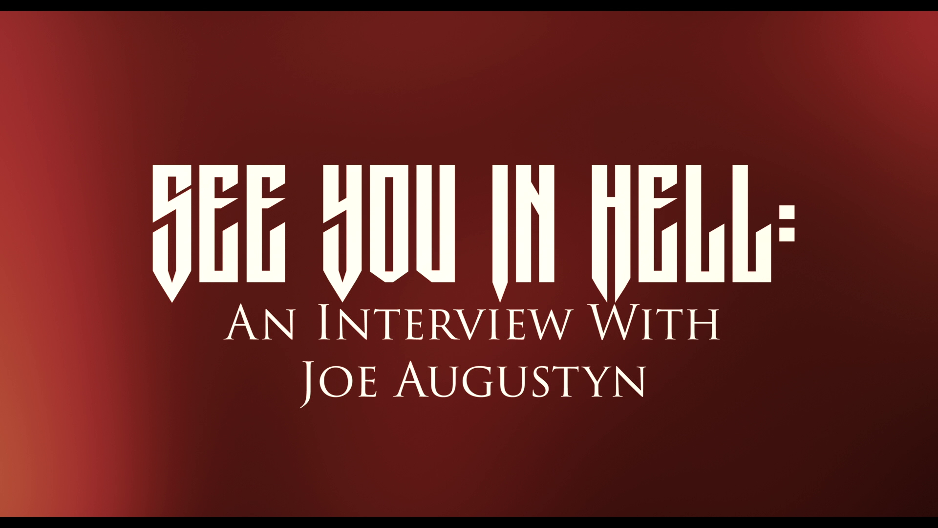 Night of the Demons 4K Joe Augustyn interview
