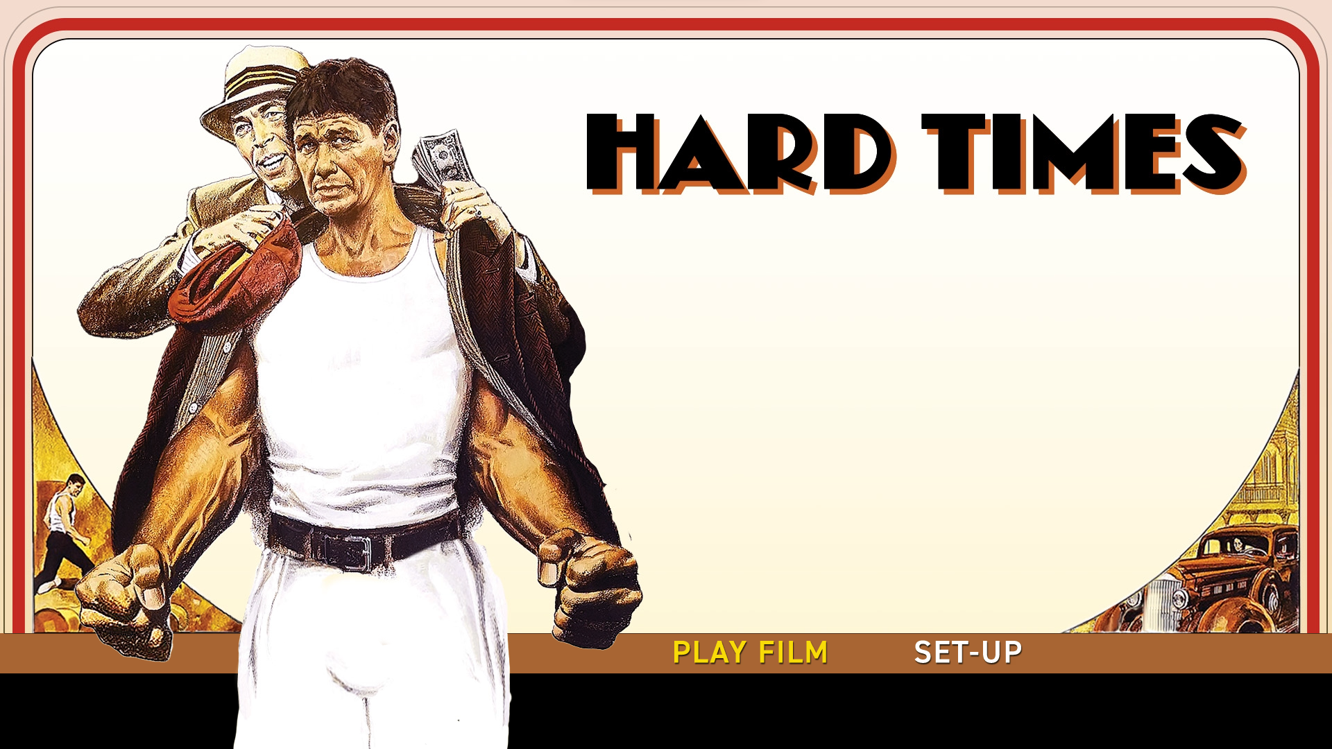 Hard Times Blu-ray menu