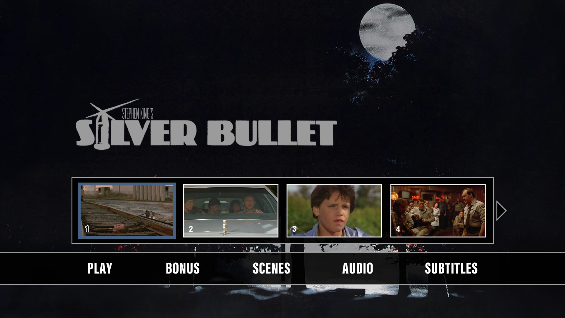 Silver Bullet 4K scene select menu