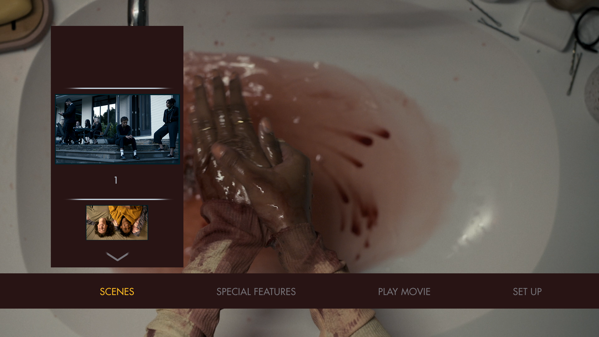 Talk to Me 4K scene select menu