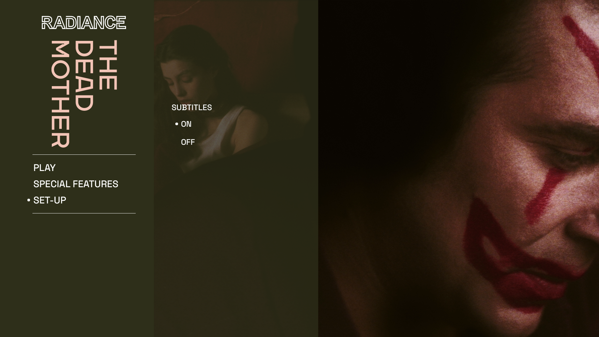 The Dead Mother setup menu