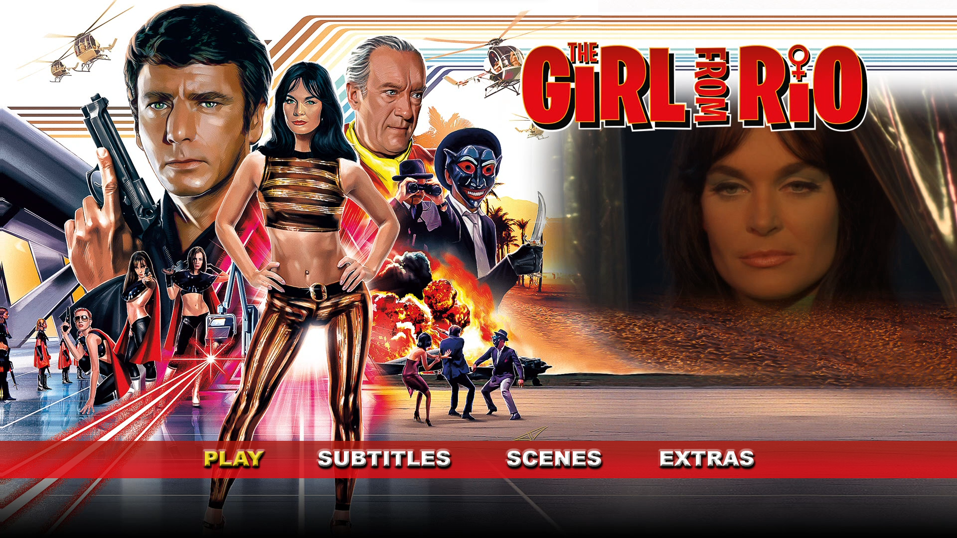 The Girl from Rio 4K UHD menu