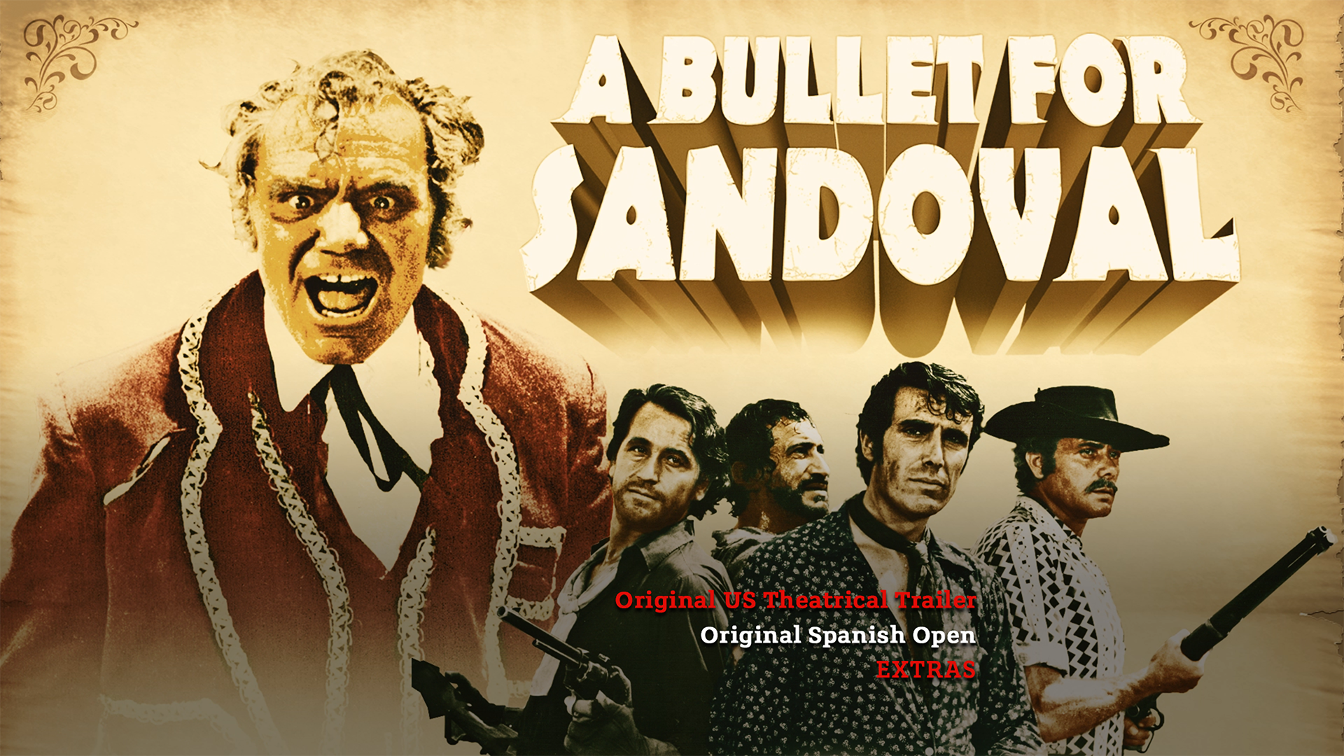 A Bullet for Sandoval Blu-ray Extras Menu