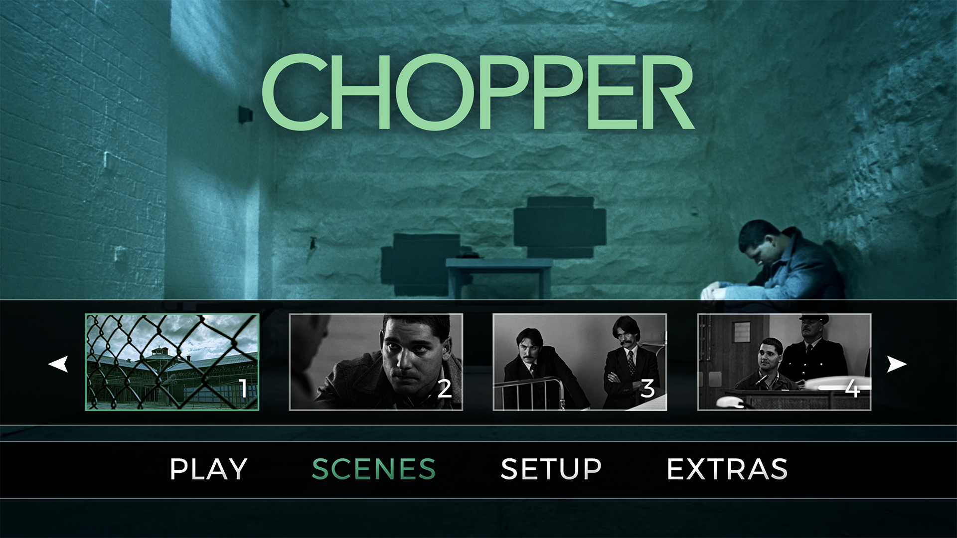 Chopper Blu-ray Scenes Menu