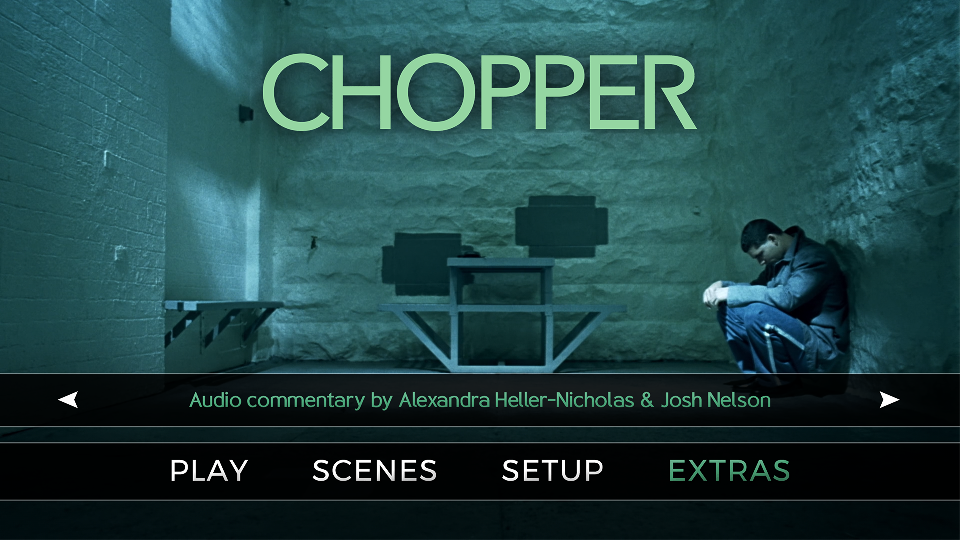 Chopper Blu-ray Extras Menu