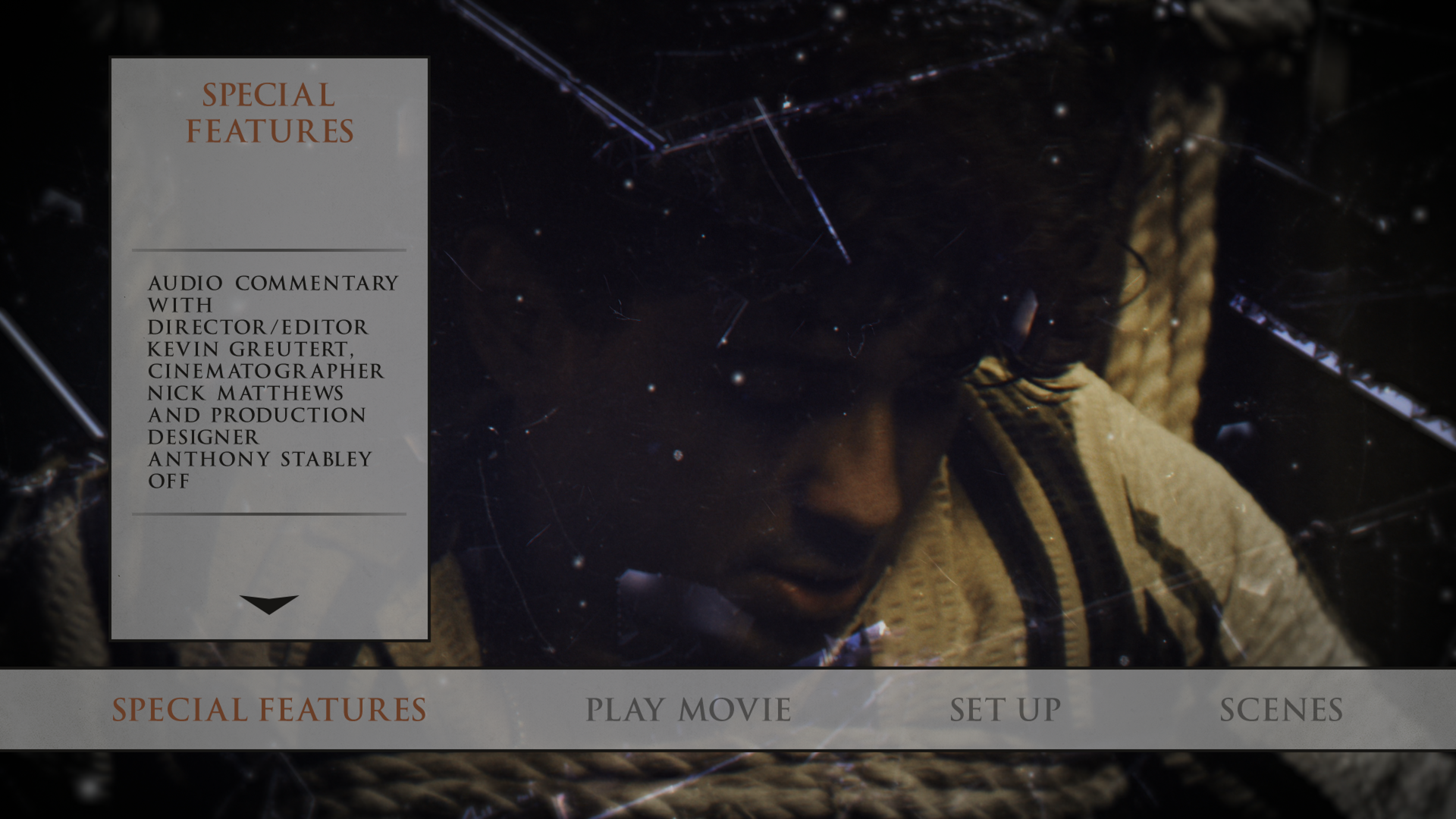 Saw X 4K extras menu 1