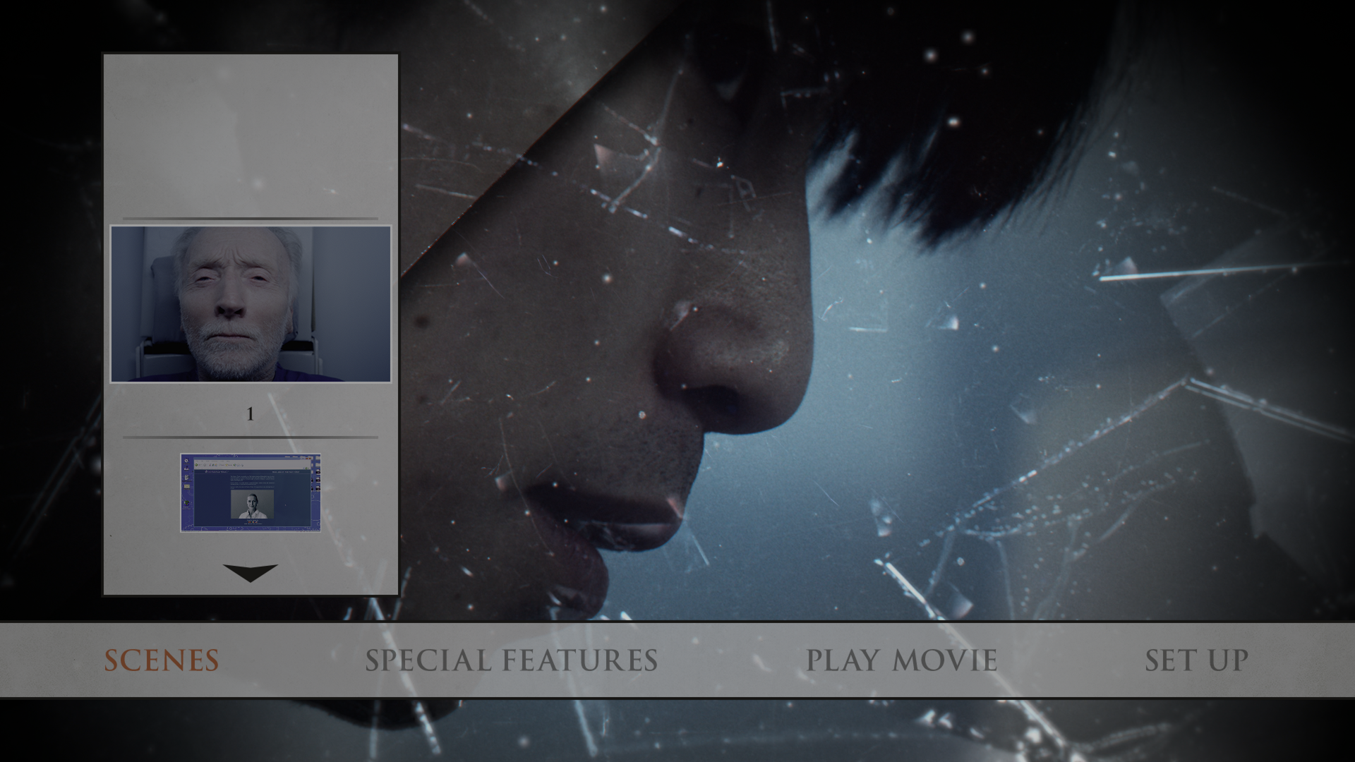 Saw X 4K scene select menu
