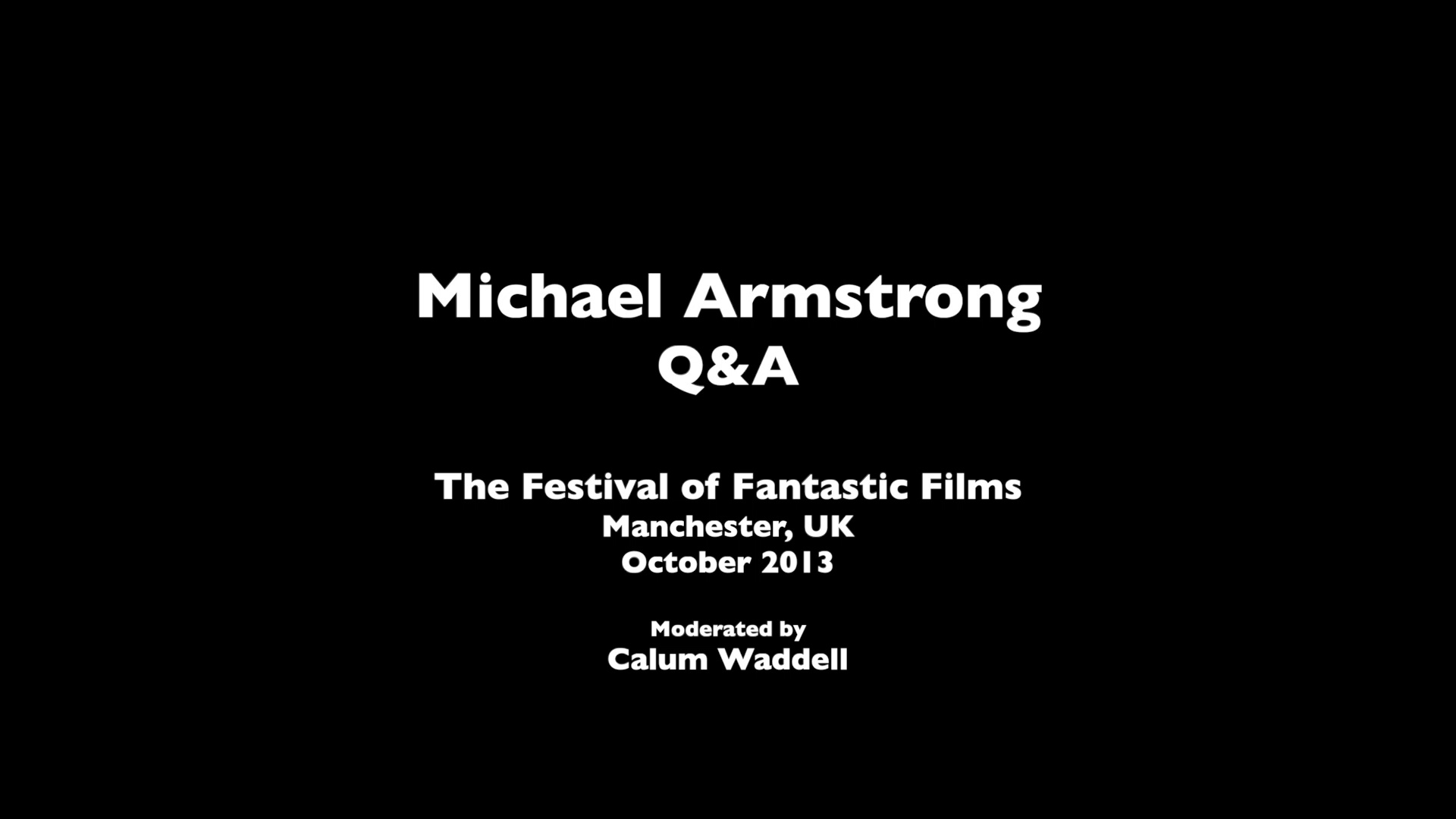 Mark of the Devil 4K Michael Armstrong Q&A