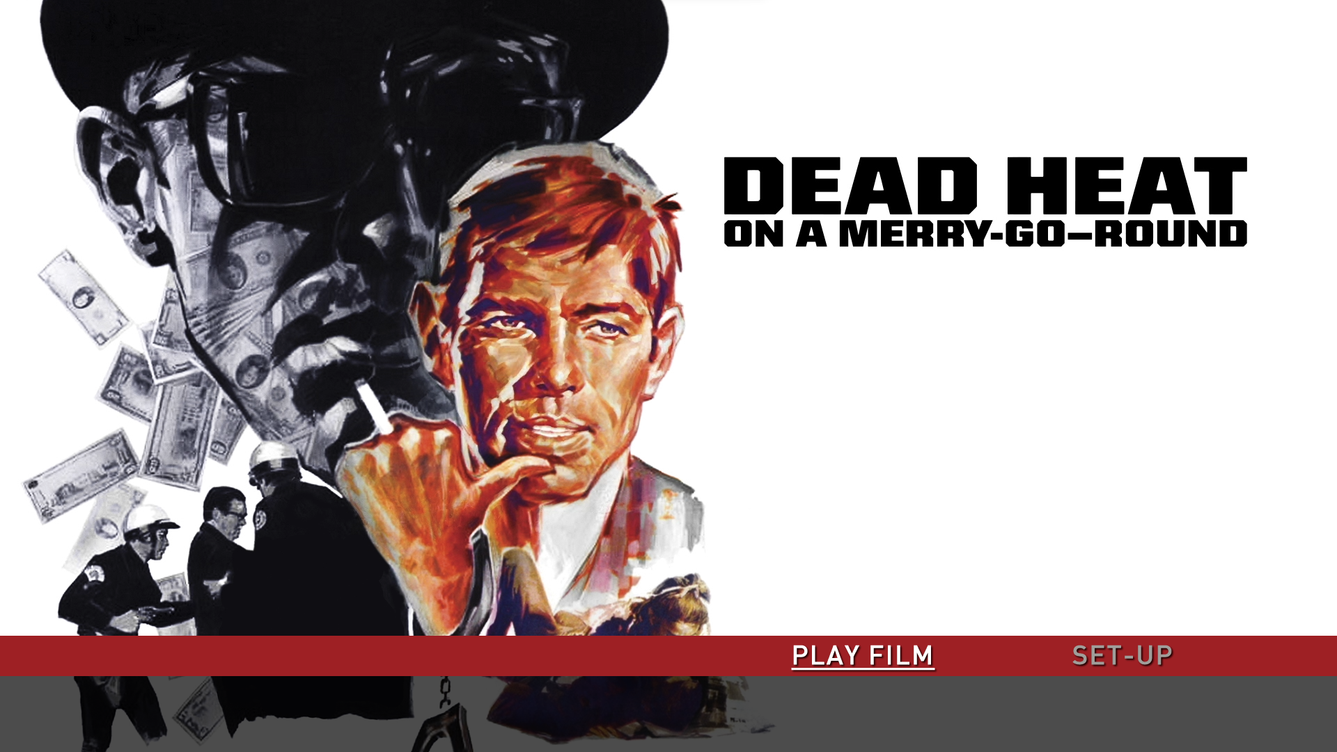 Dead Heat on a Merry-Go-Round Blu-ray menu