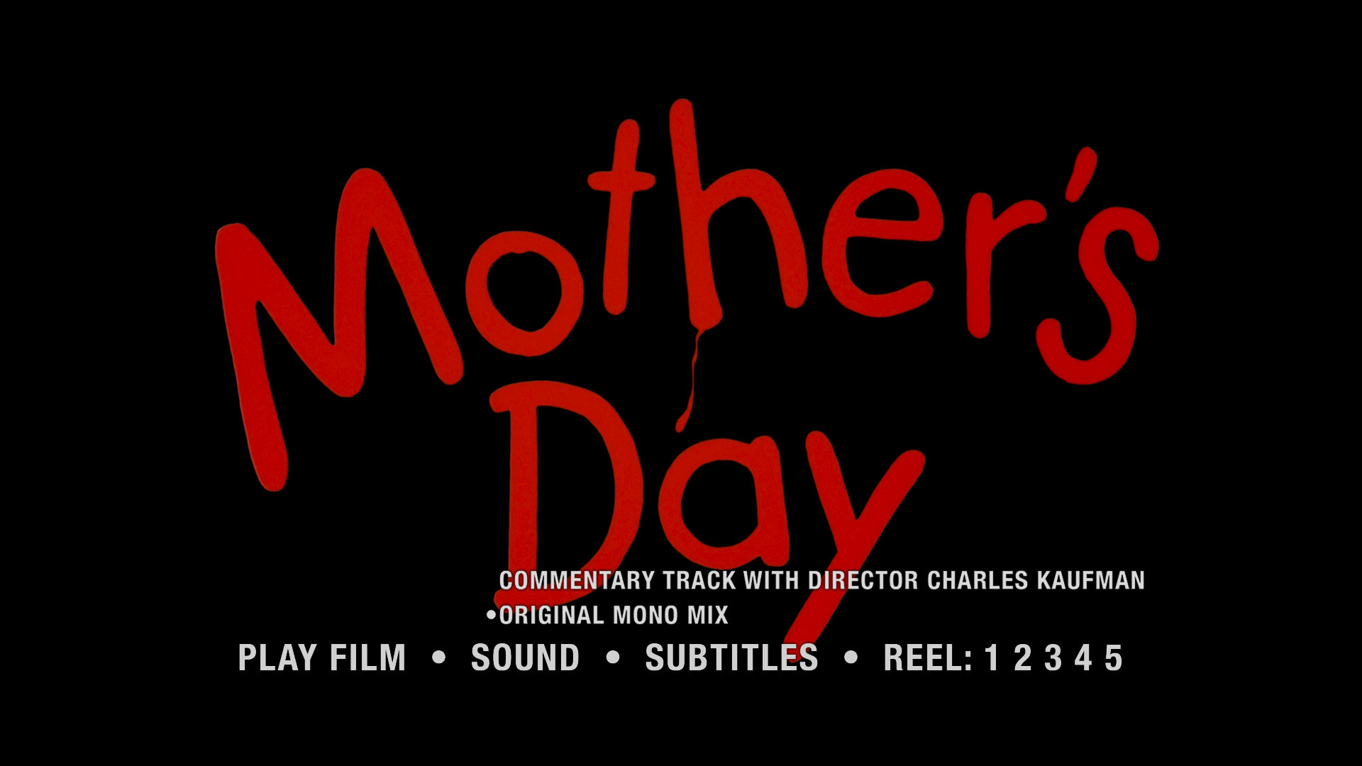 Mother's Day 4K audio menu