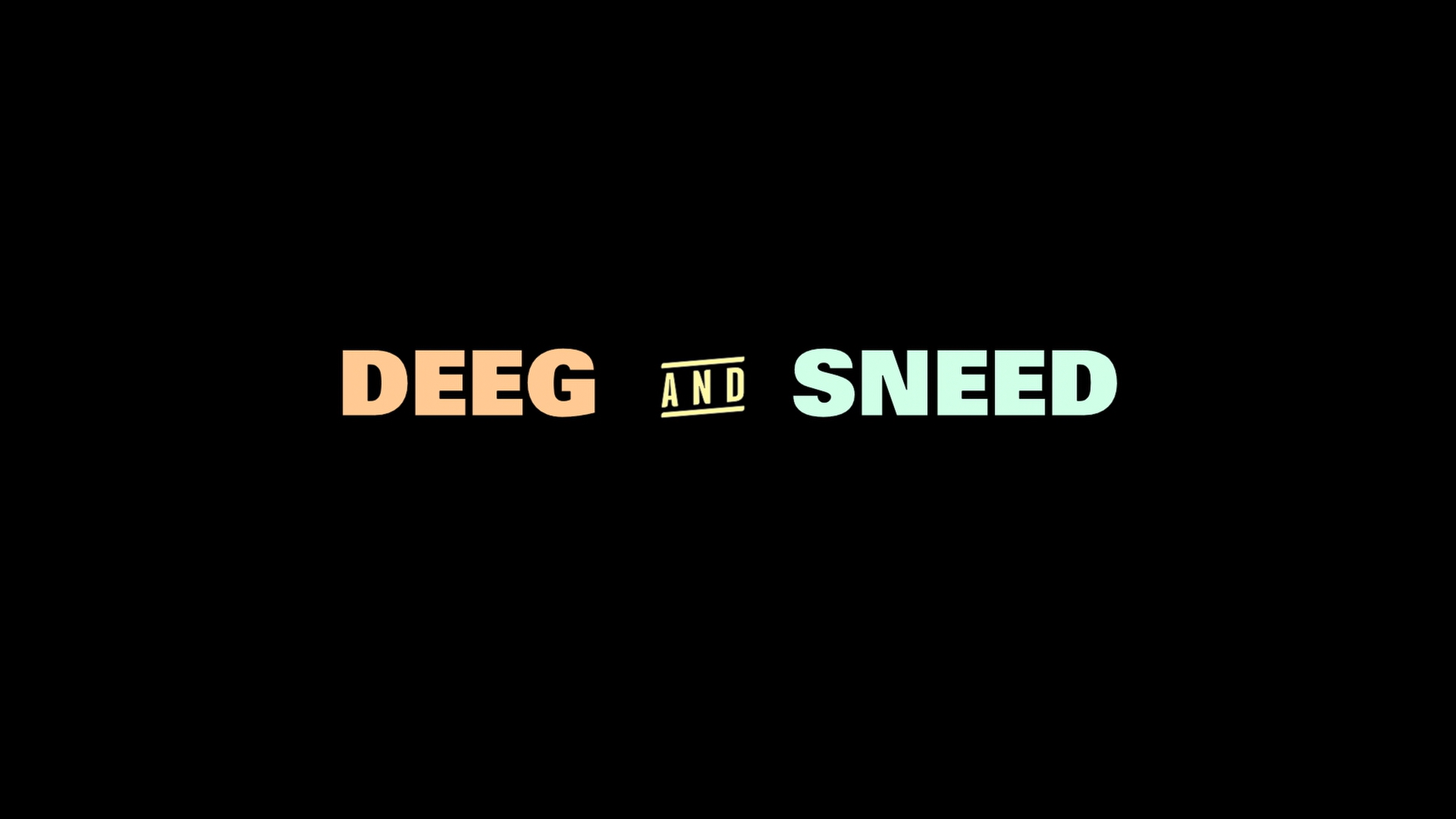 Deeg And Sneed – A Conversation Between Nick Deeg and Anthony Sneed