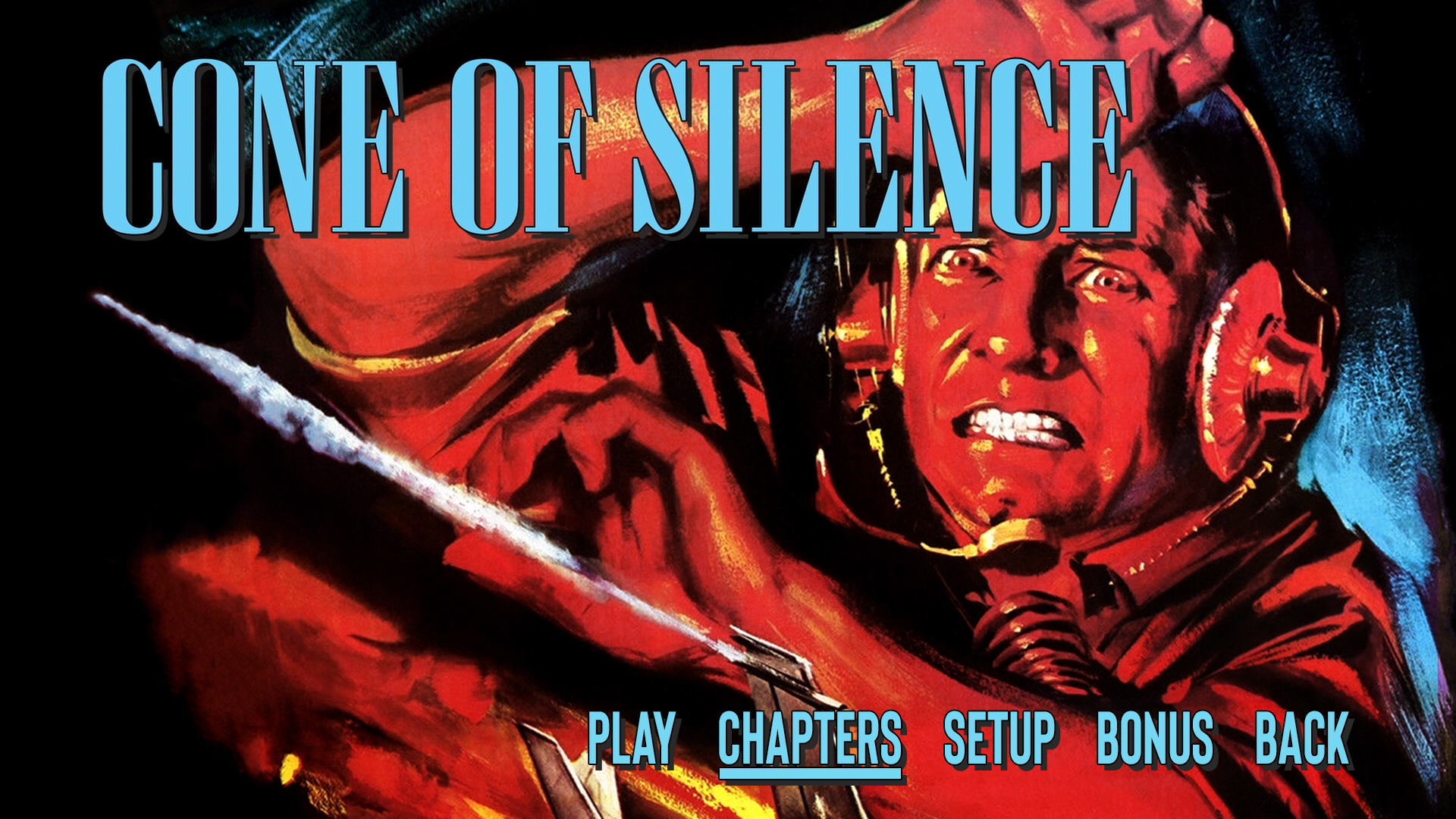 Cone of Silence Blu-ray menu