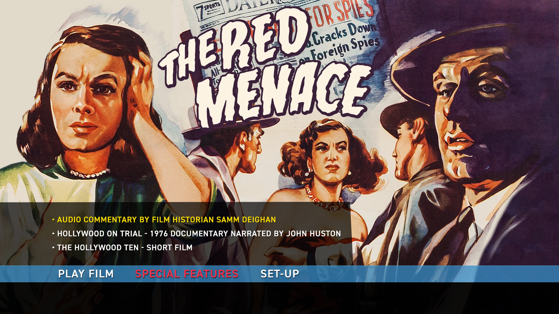 The Red Menace extras menu