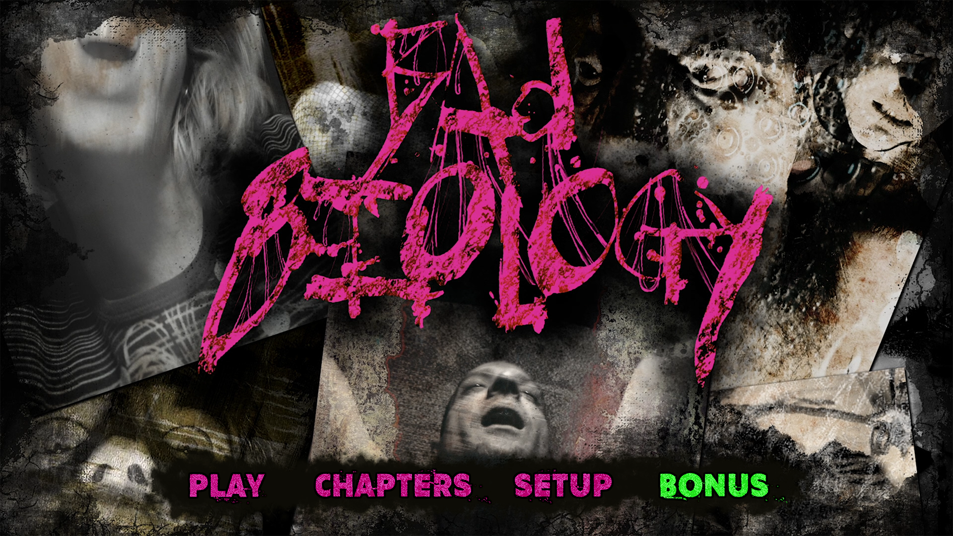 Bad Biology Blu-ray Menu