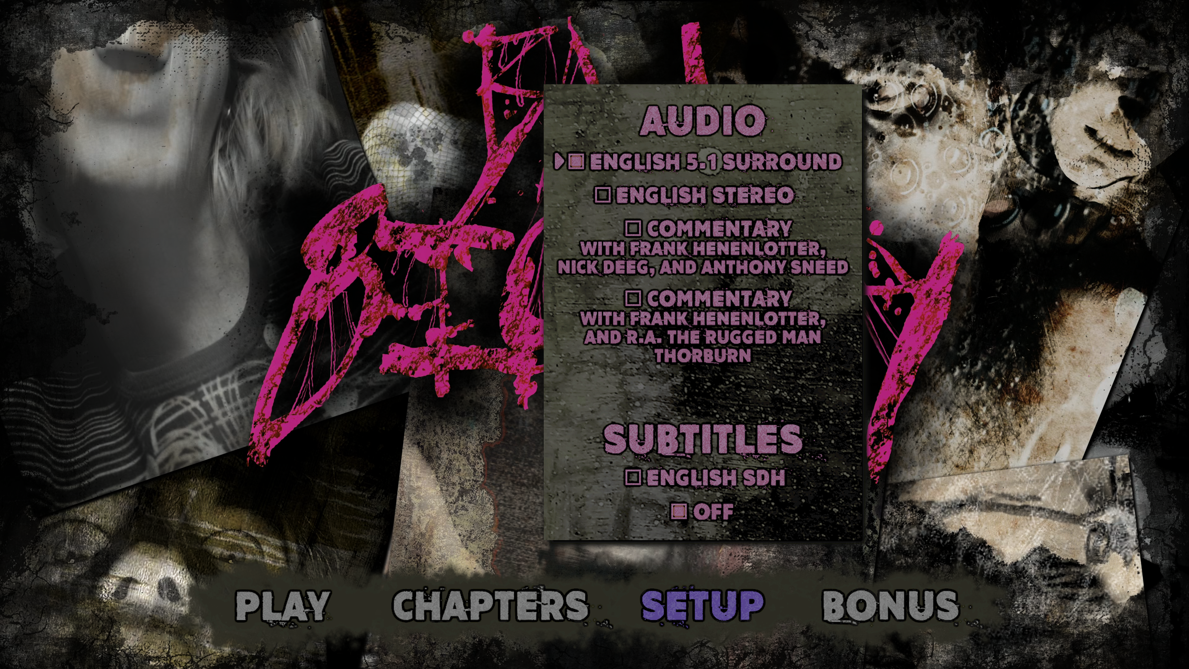 Bad Biology UHD Setup Menu