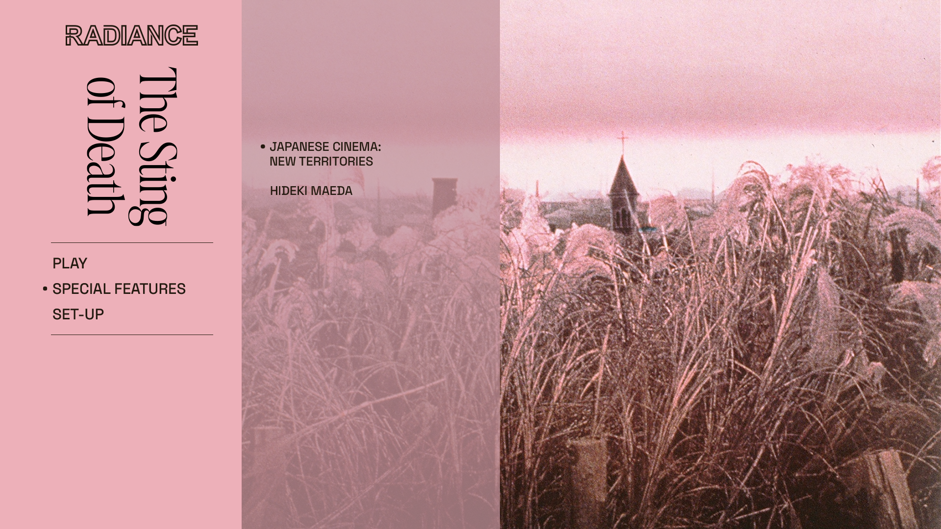 The Sting of Death extras menu