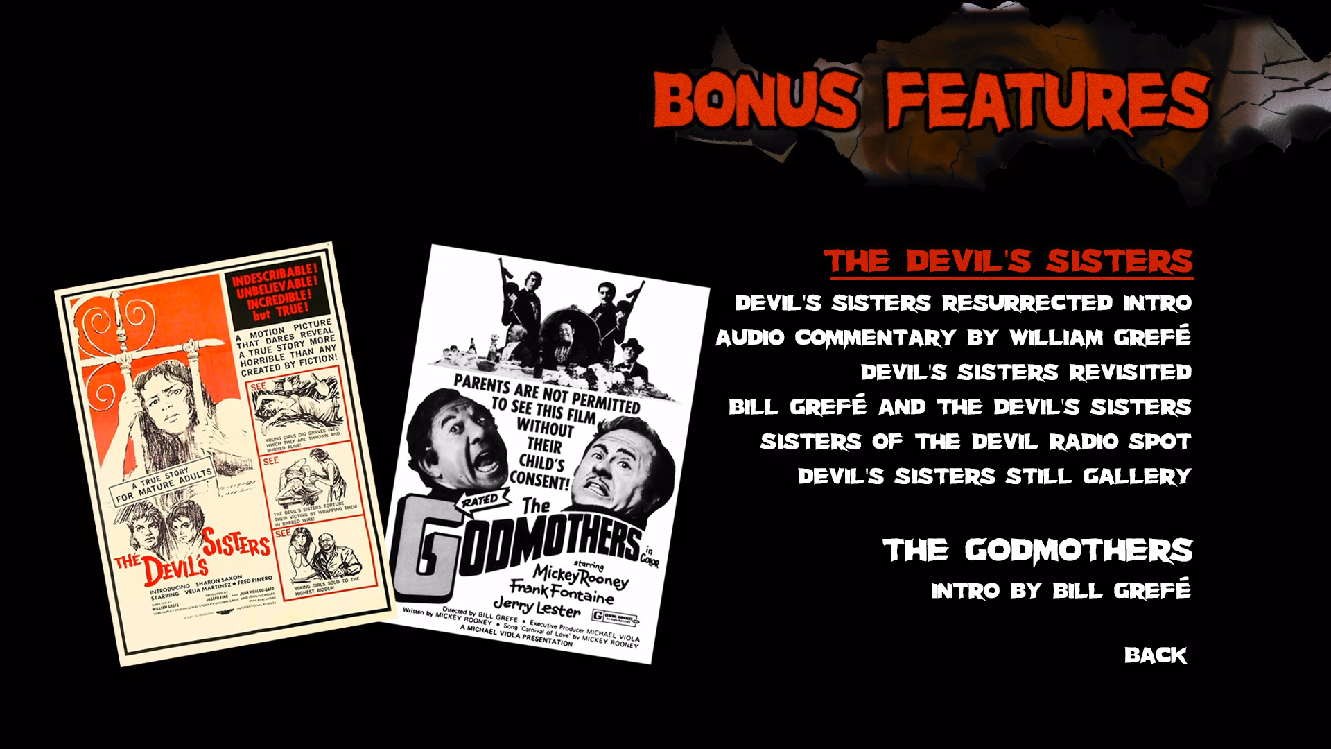 Impulse extras menu 2