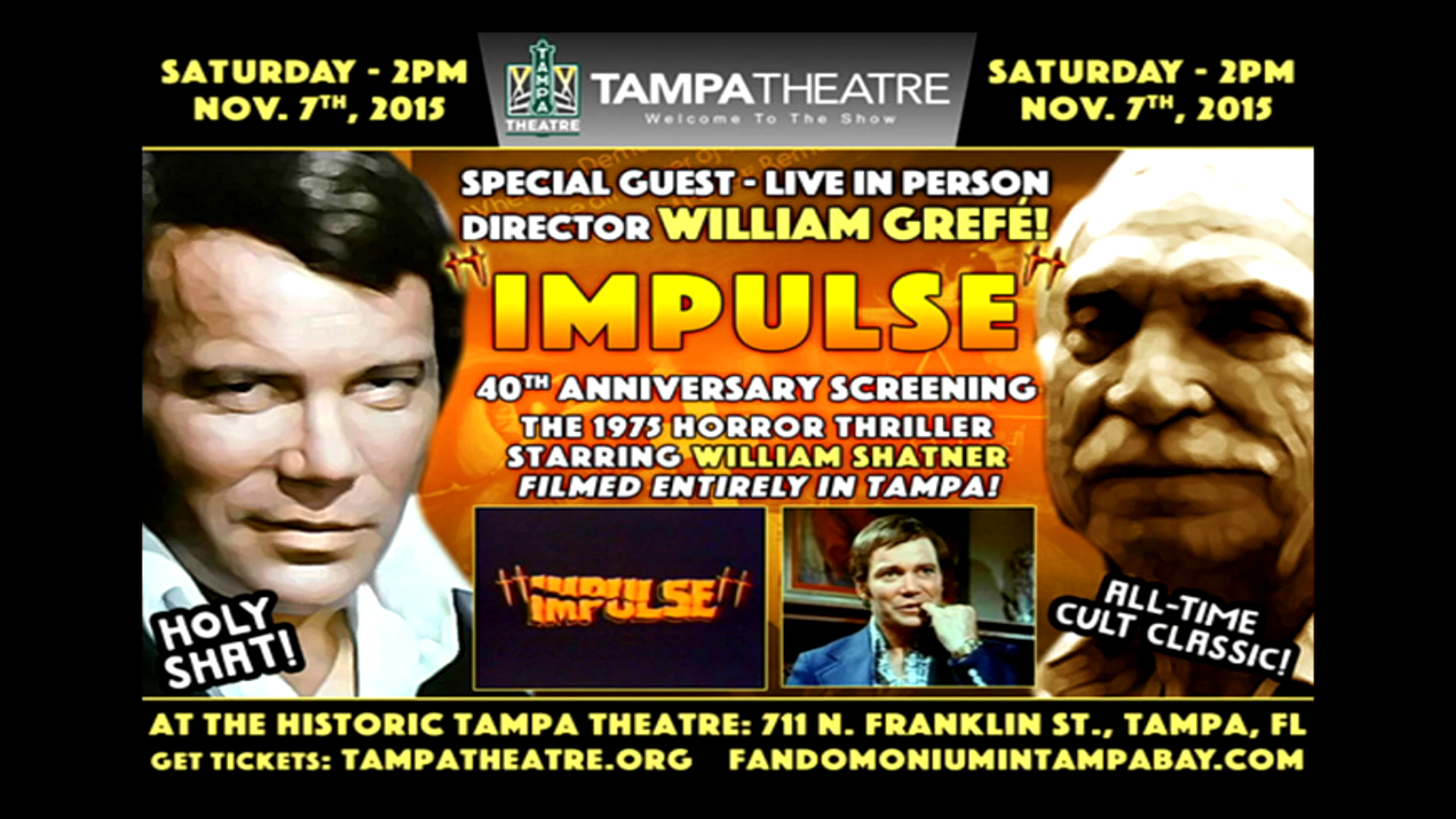 Impulse Tampa Theater 40th anniversary
