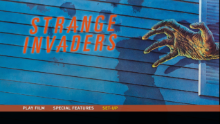 Strange Invaders Blu-ray menu