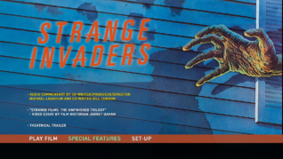 Strange Invaders extras menu
