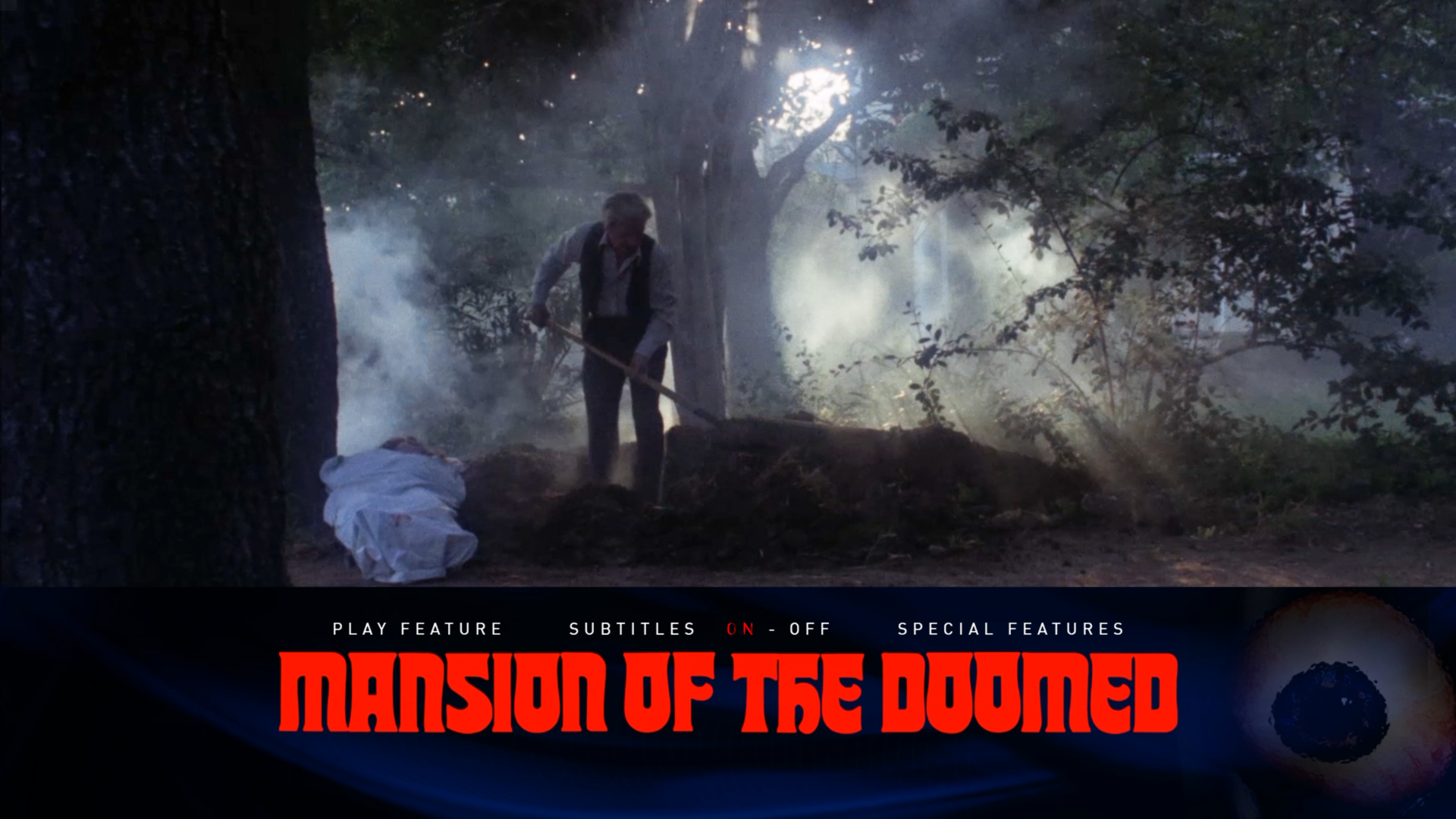 Mansion of the Doomed Blu-ray Menu