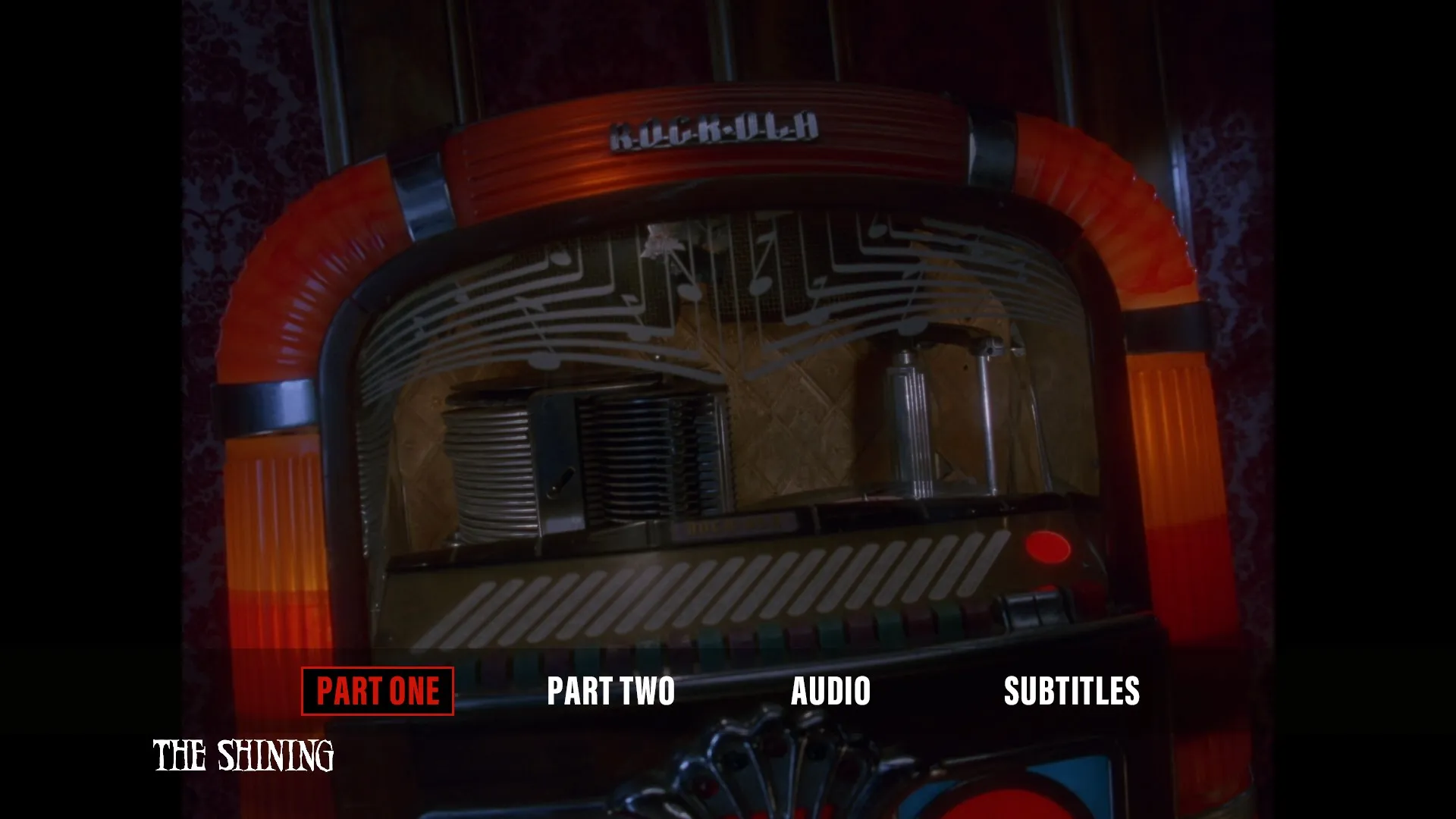 Stephen King's The Shining Blu-ray menu