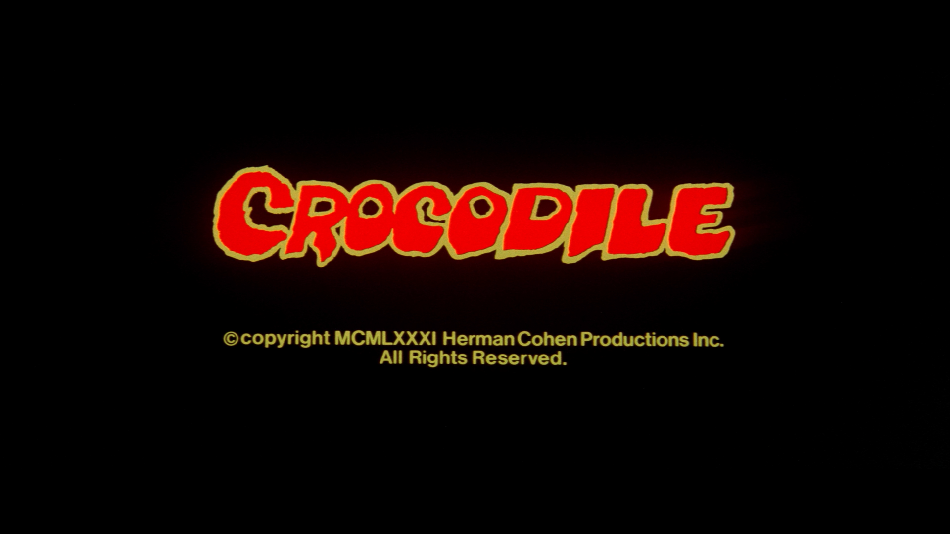 Crocodile Blu-ray screencap 1