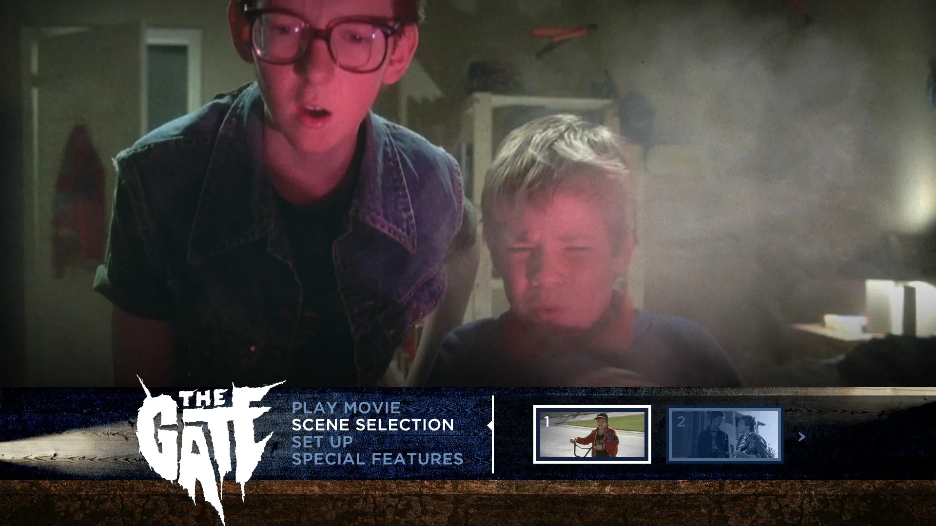 The Gate scene select menu