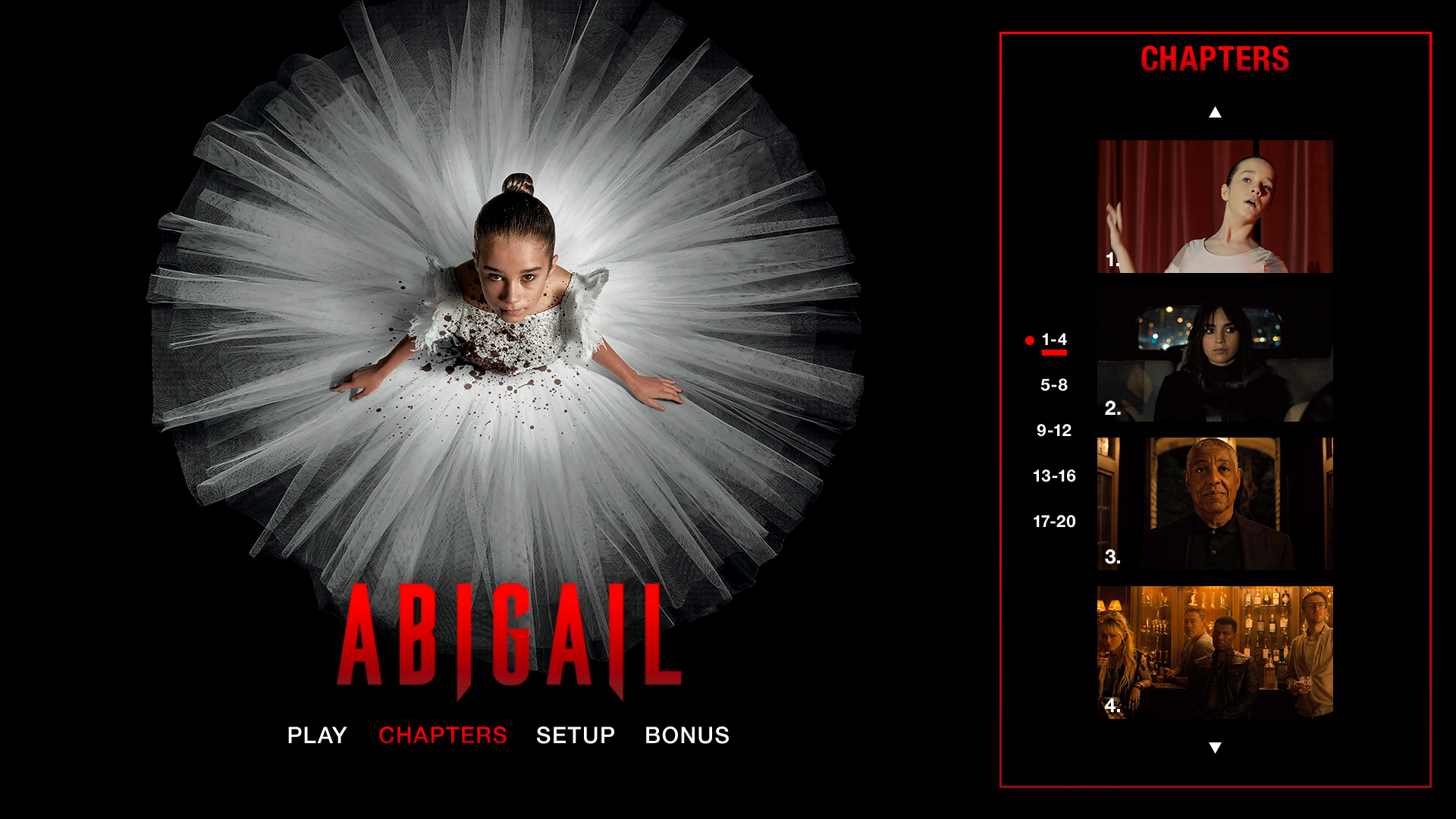 Abigail Blu-ray Chapters Menu