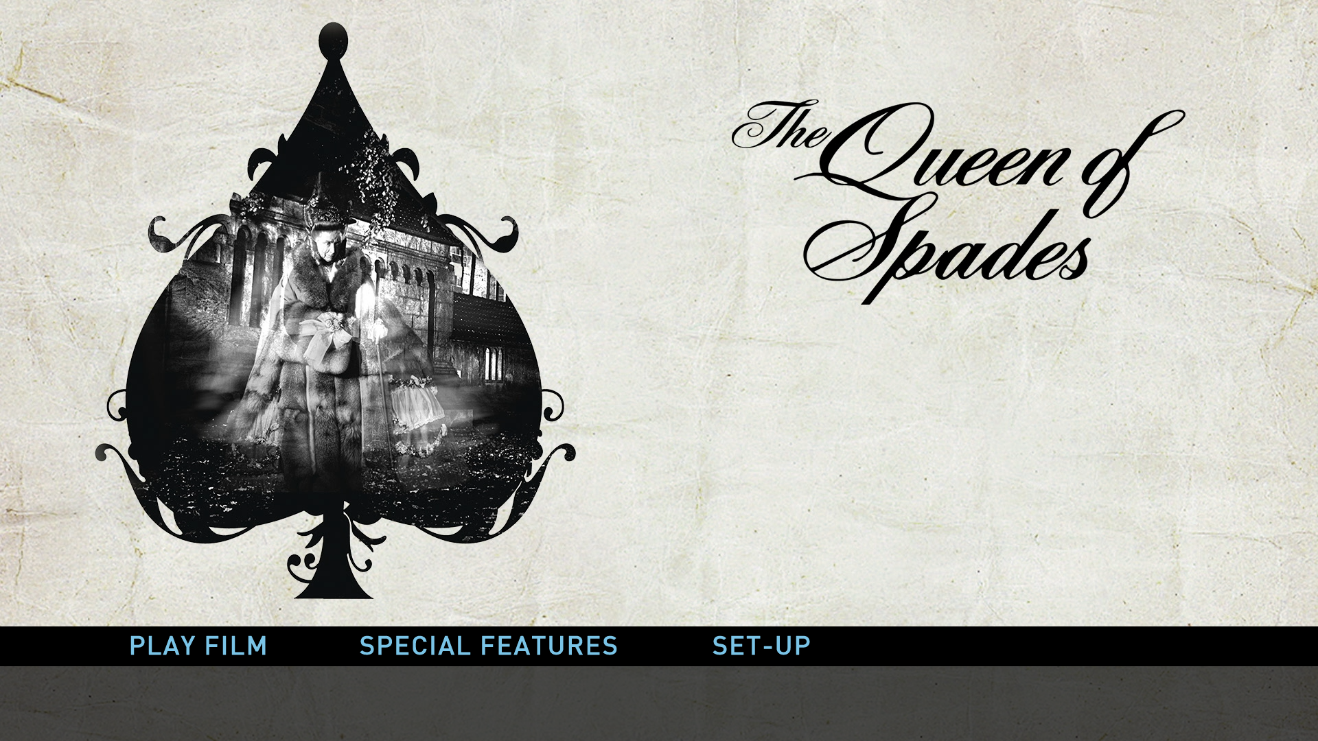 The Queen of Spades Blu-ray Menu