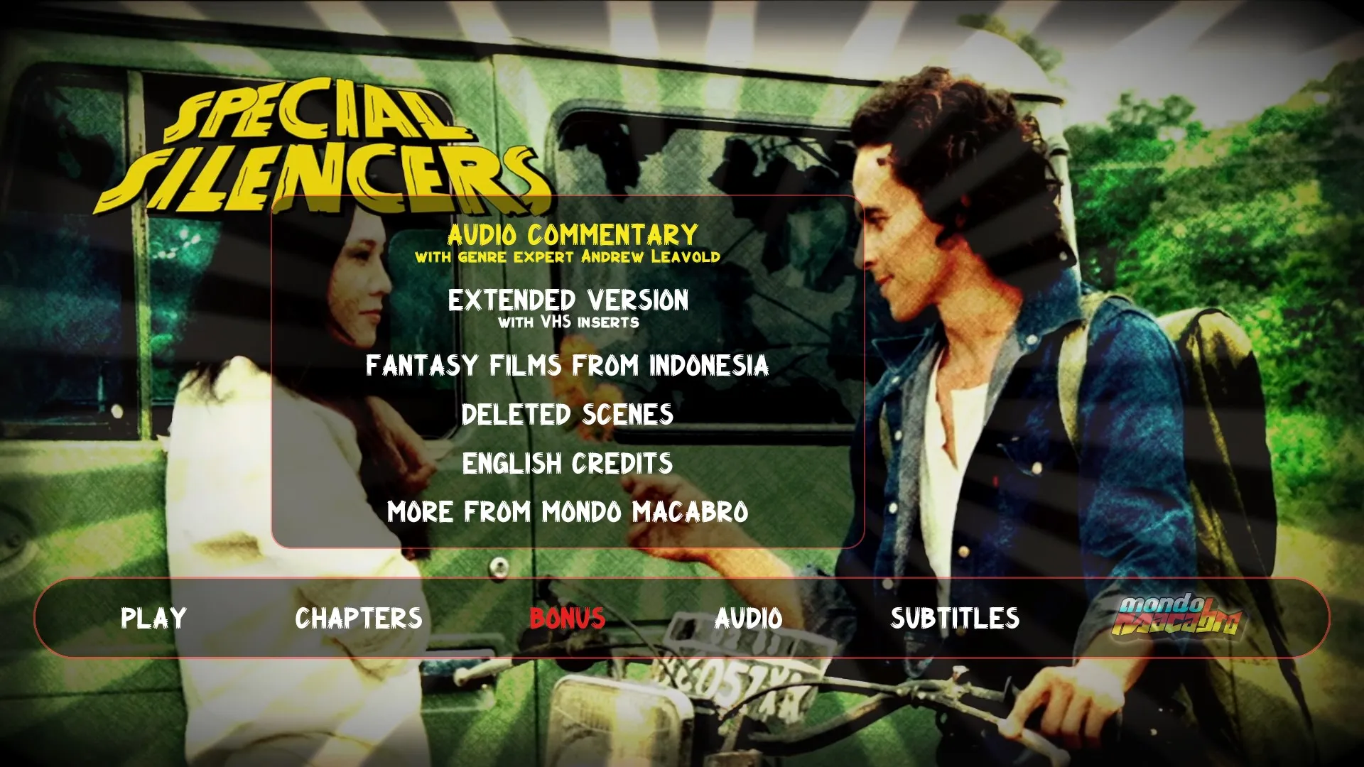 Special Silencers extras menu