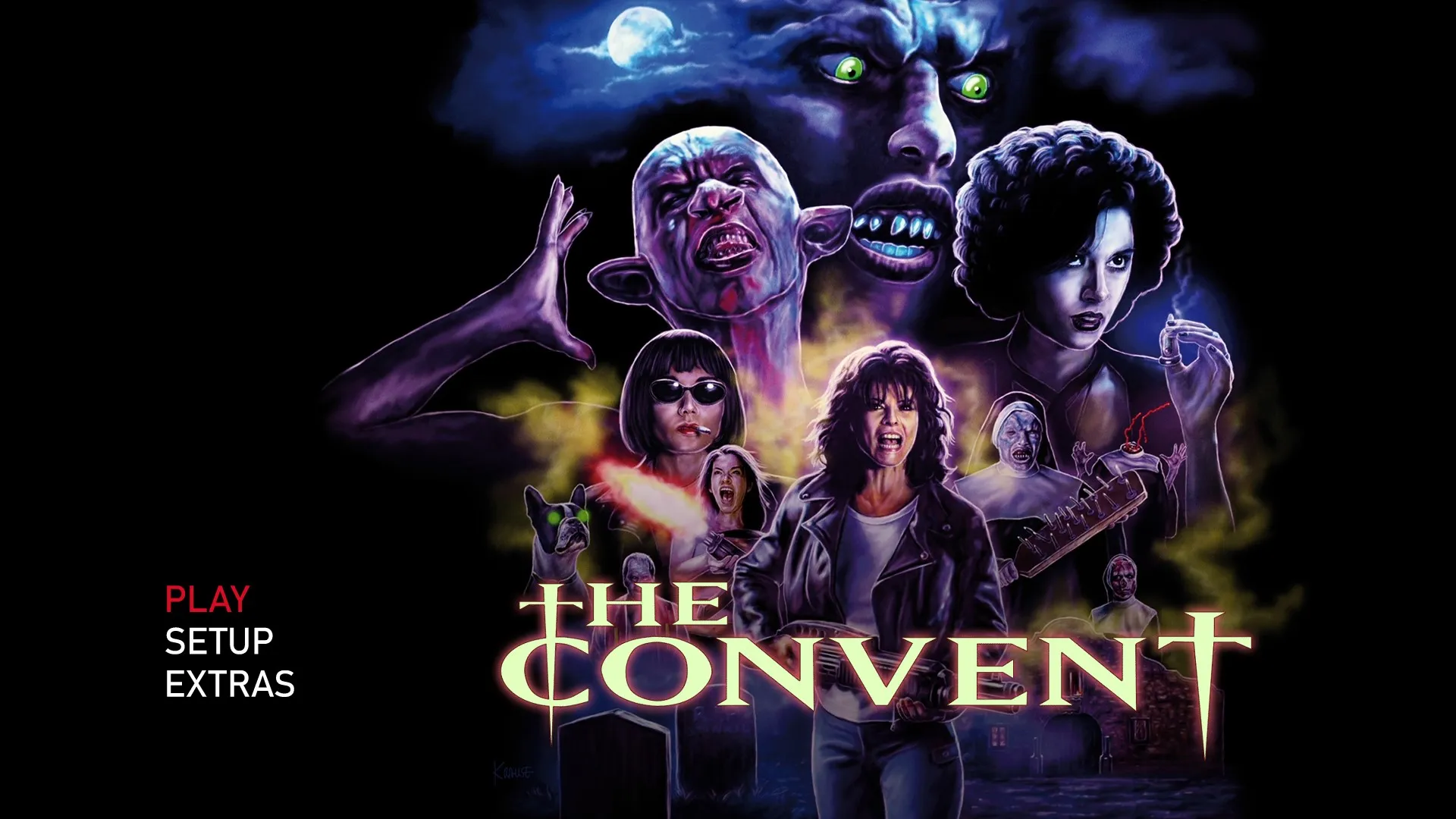 The Convent 4K UHD menu