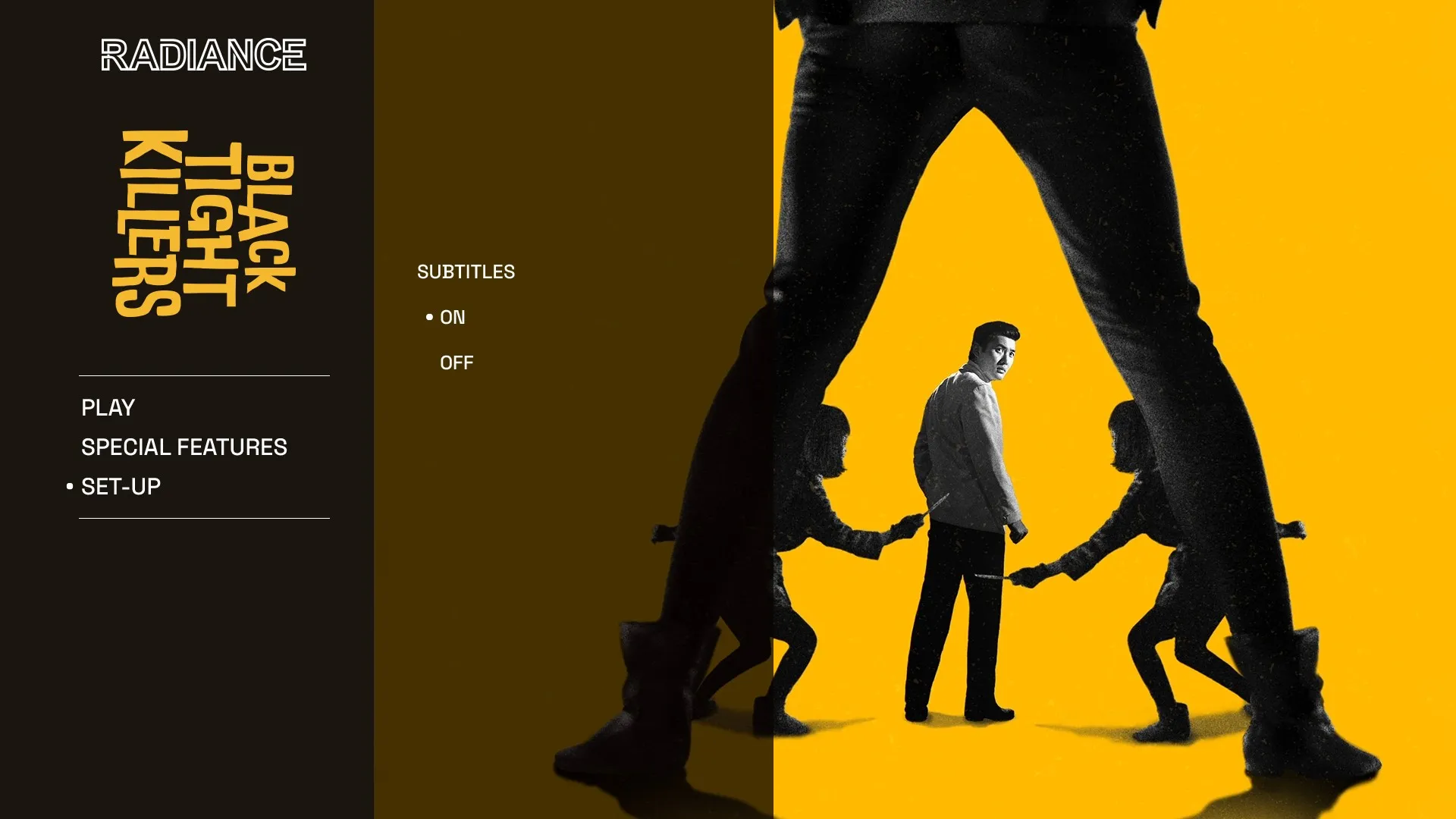 Black Tight Killers setup menu