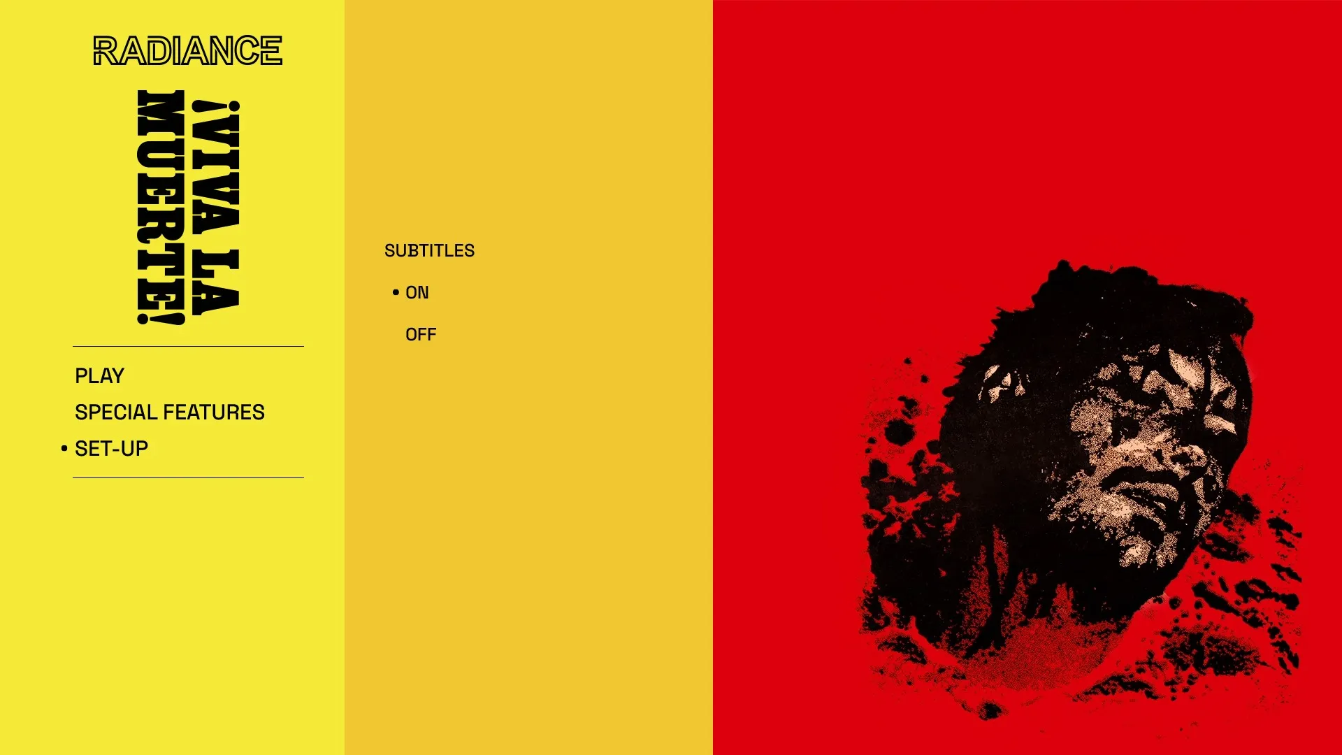 Viva la Muerte setup menu