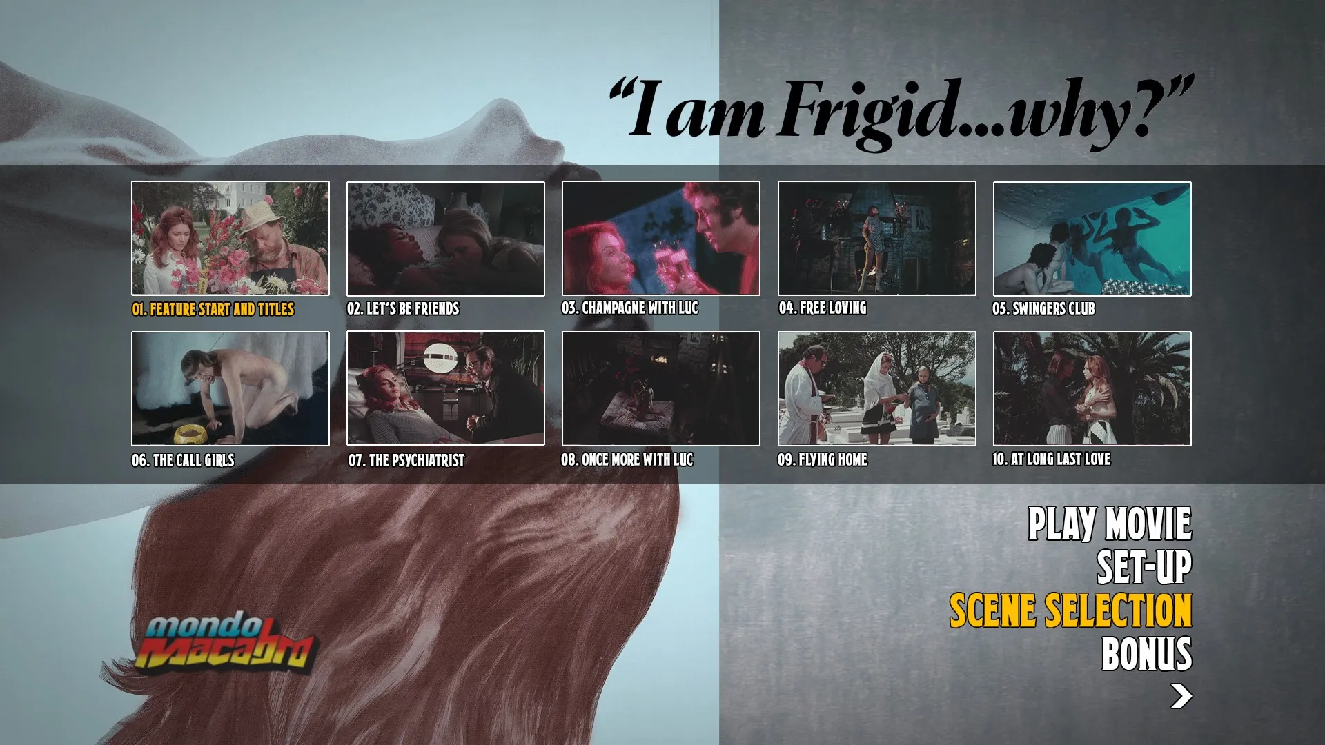 I Am Frigid... Why scene select menu