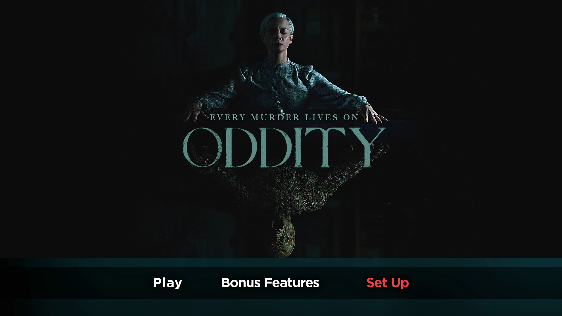 Oddity Blu-ray Menu