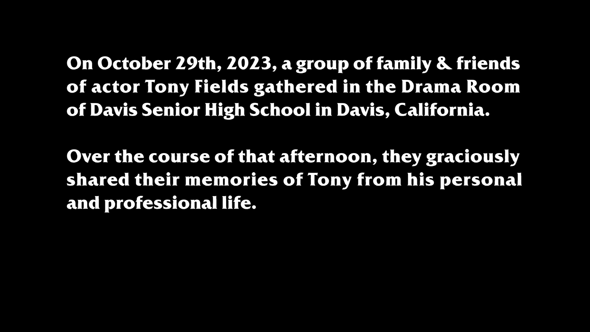 Trick or Treat 4K Tony Fields tribute