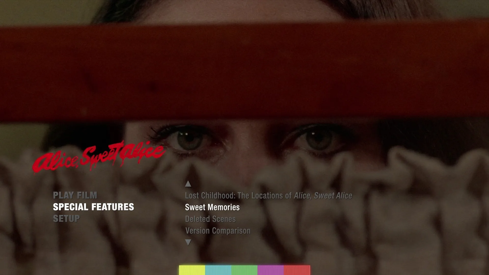 Alice, Sweet Alice 4K extras menu 2