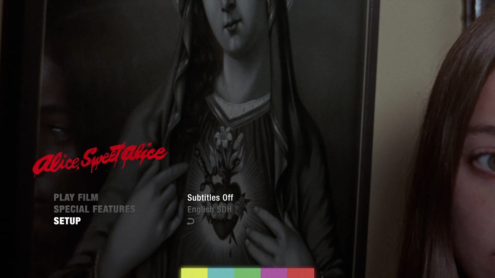 Alice, Sweet Alice 4K setup menu