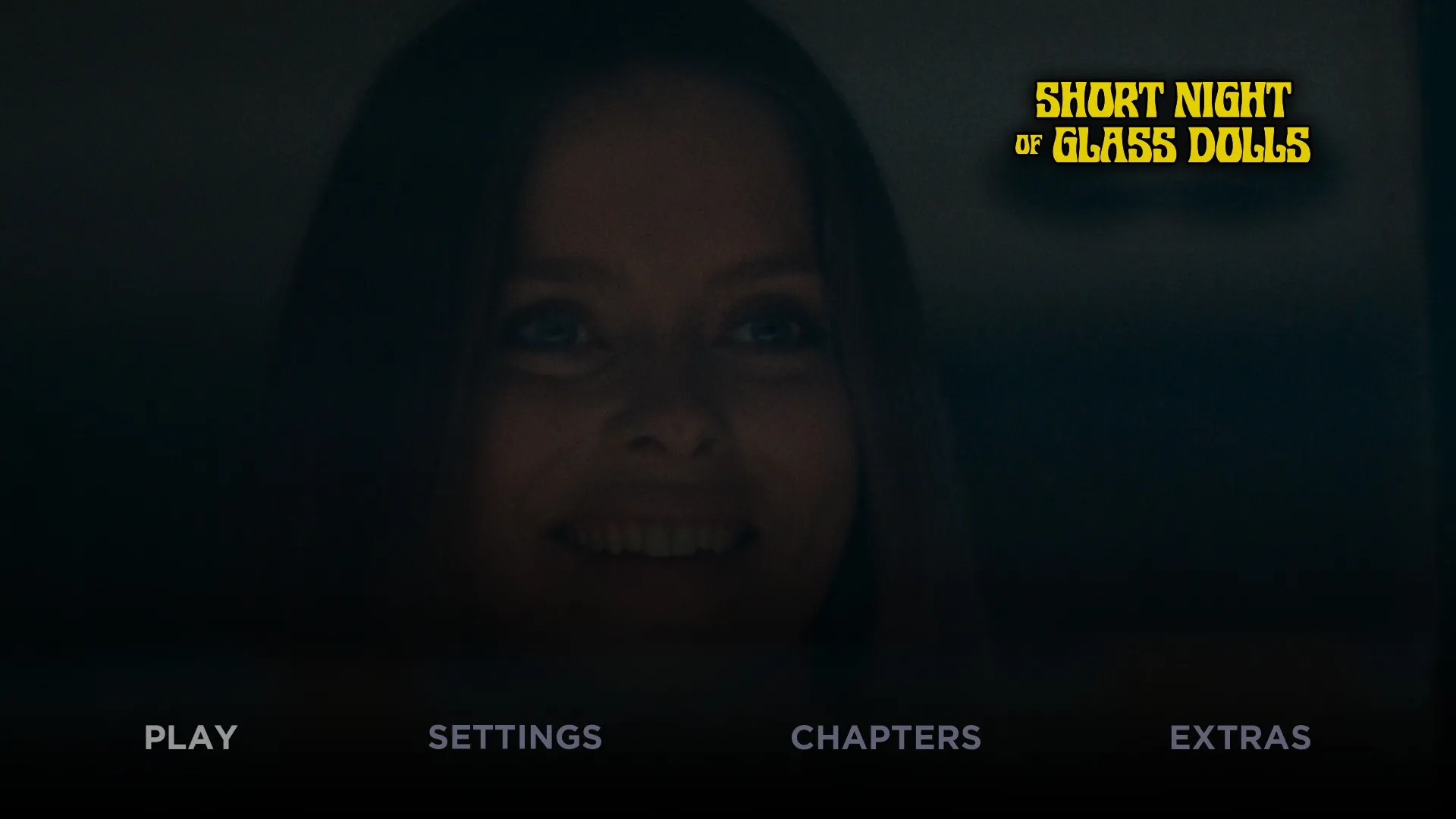 Short Night of Glass Dolls 4K UHD menu